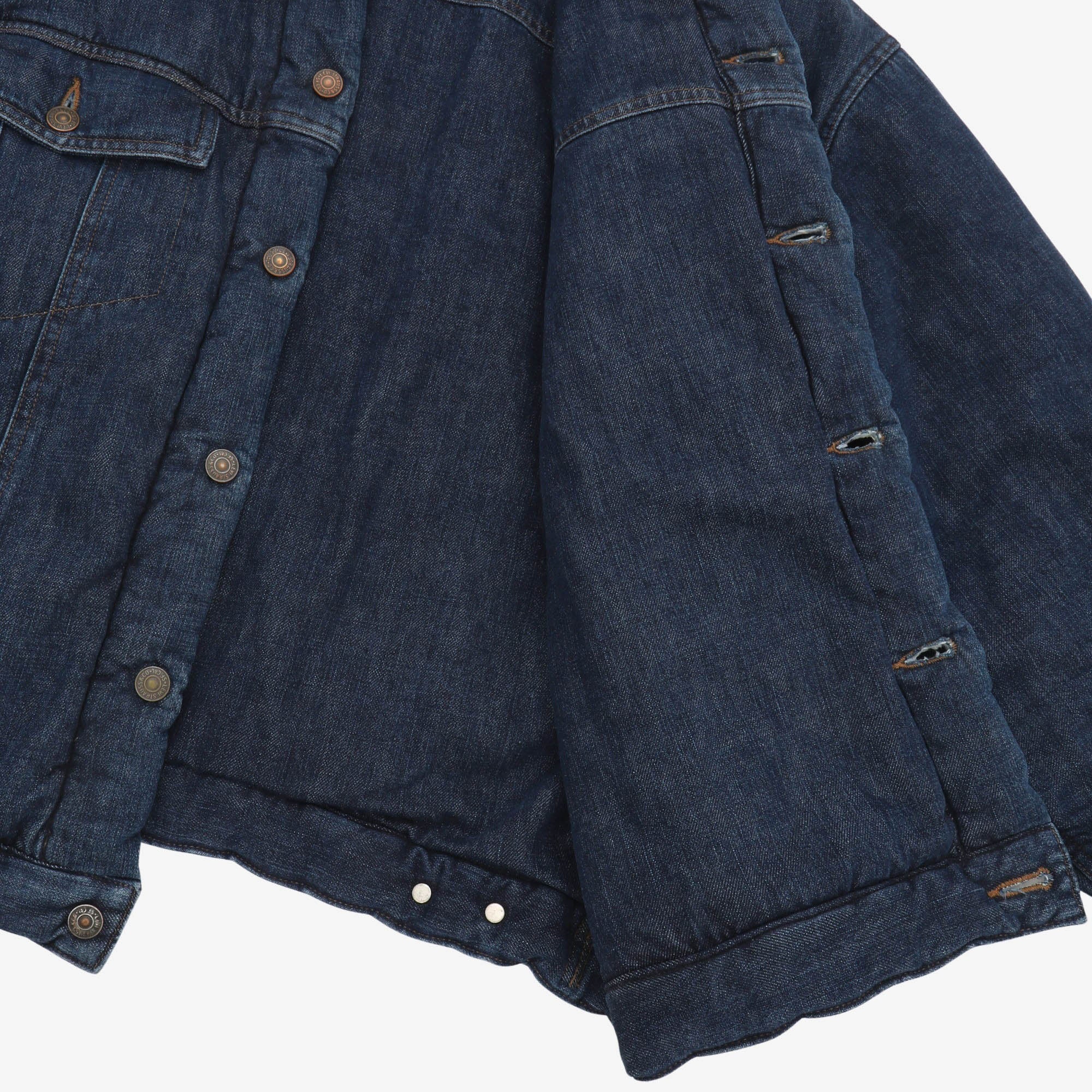 Insulated Denim Puffer Jacket