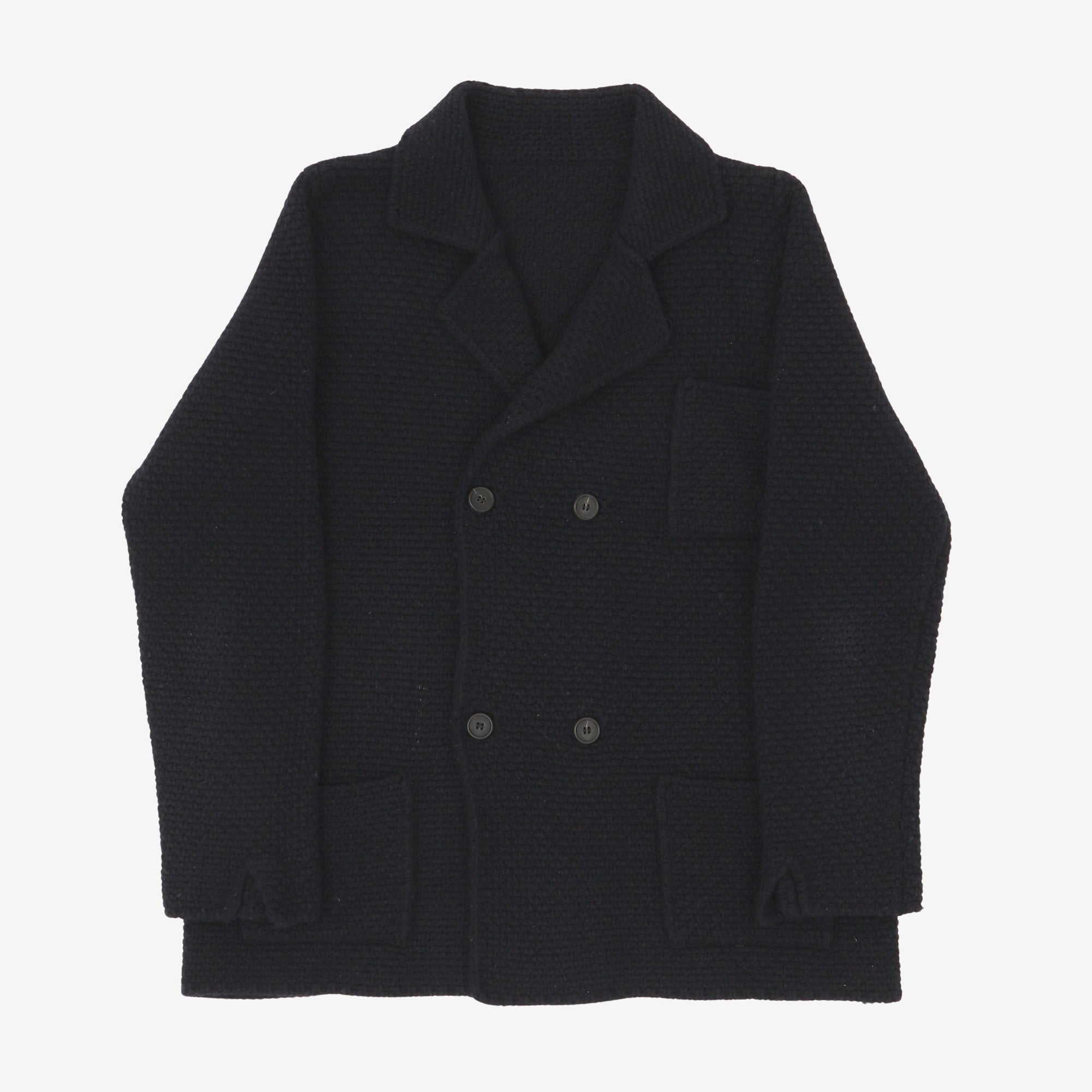 Cashmere Blend DB Knitted Jacket