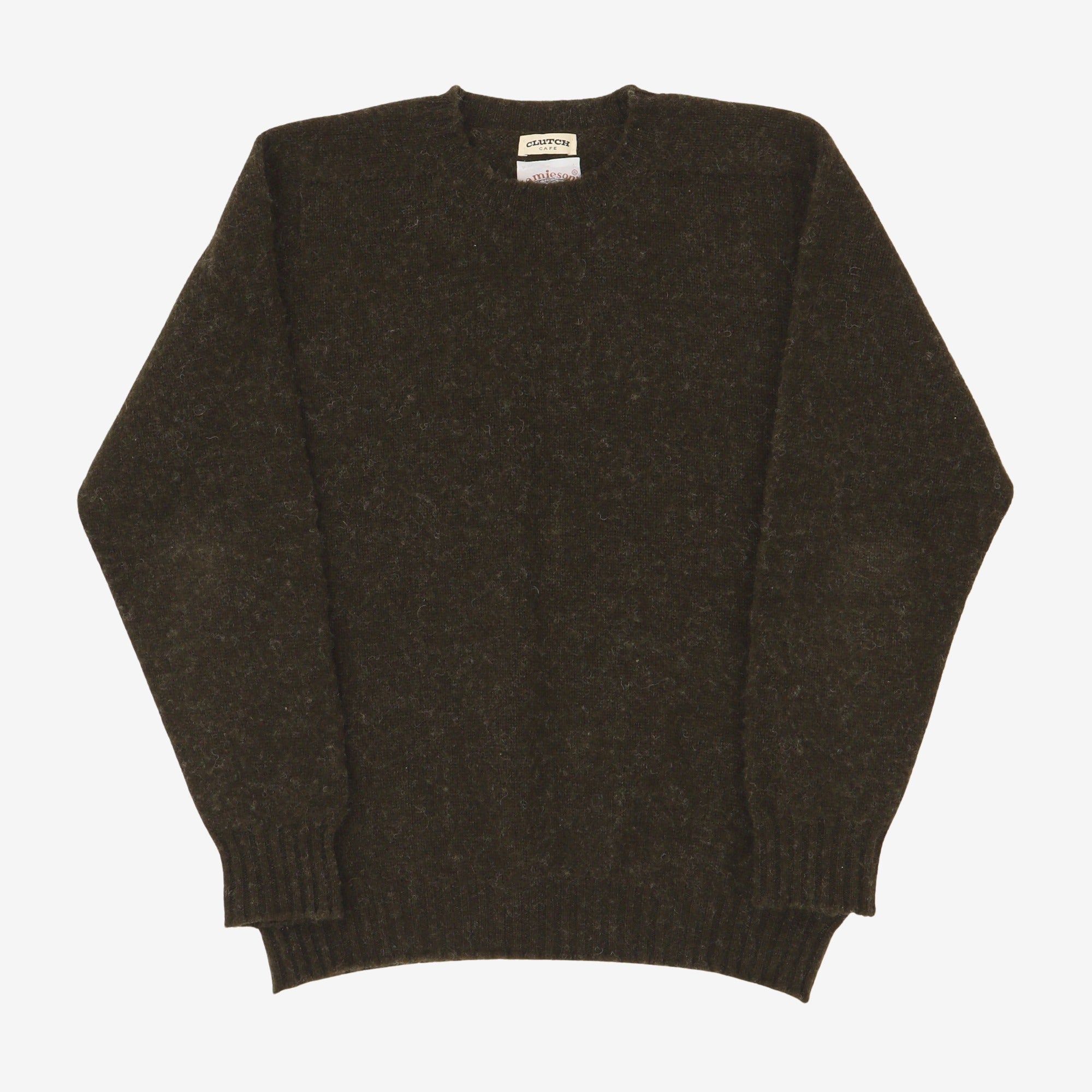 Brushed Shetland Sweater (Clutch Cafe)