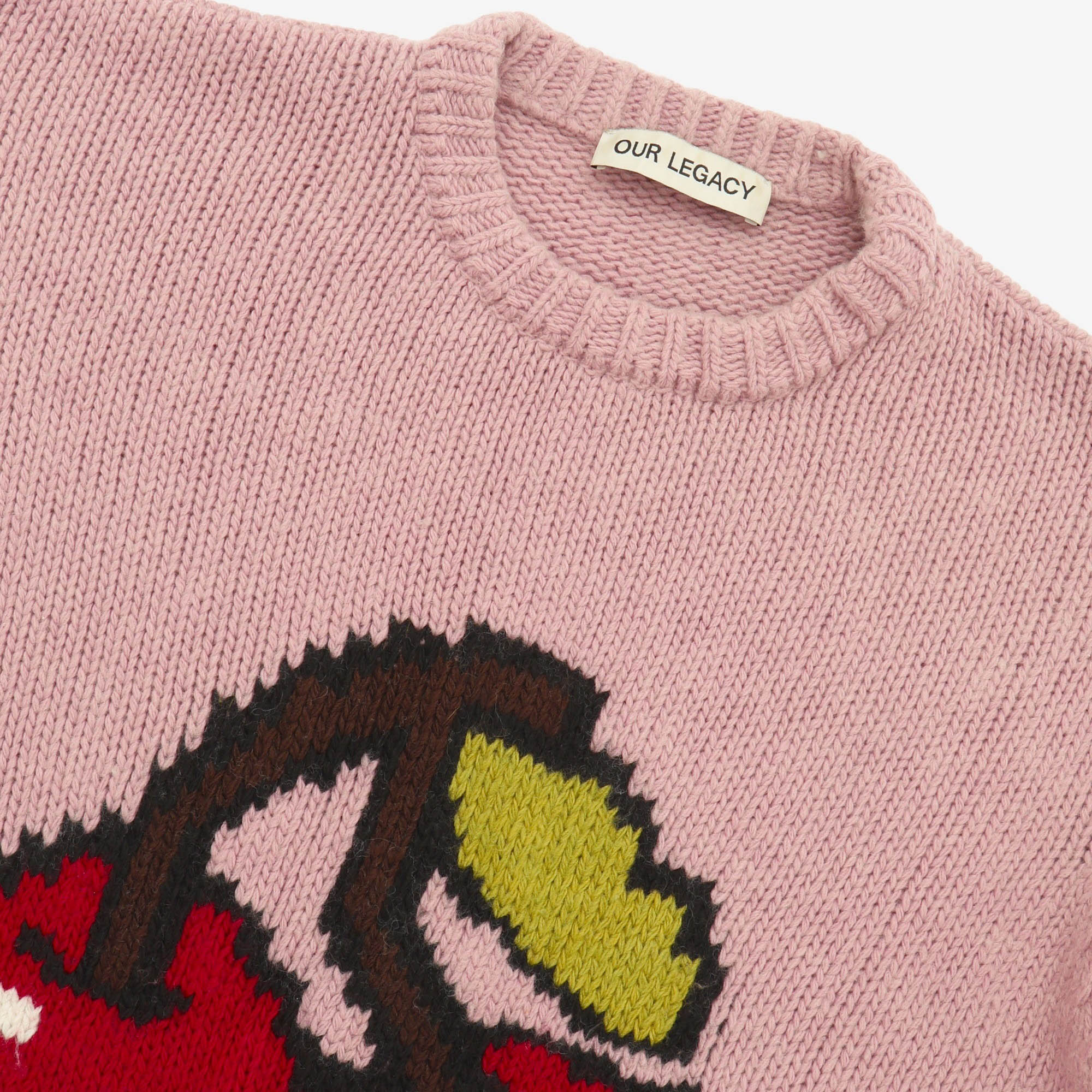 Sonar Roundneck Candyfloss Cherry Knit