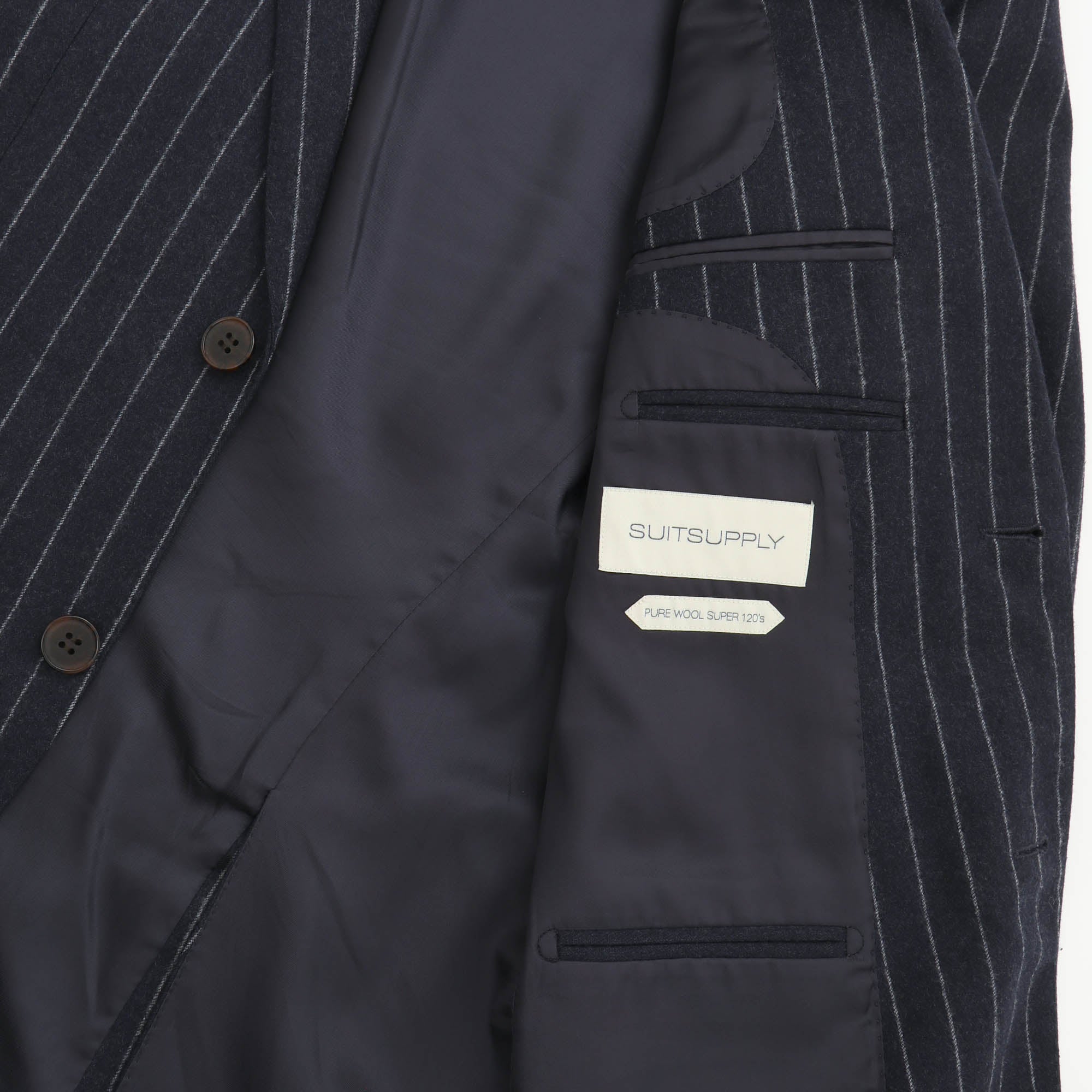 Wool Pinstripe Havana Suit