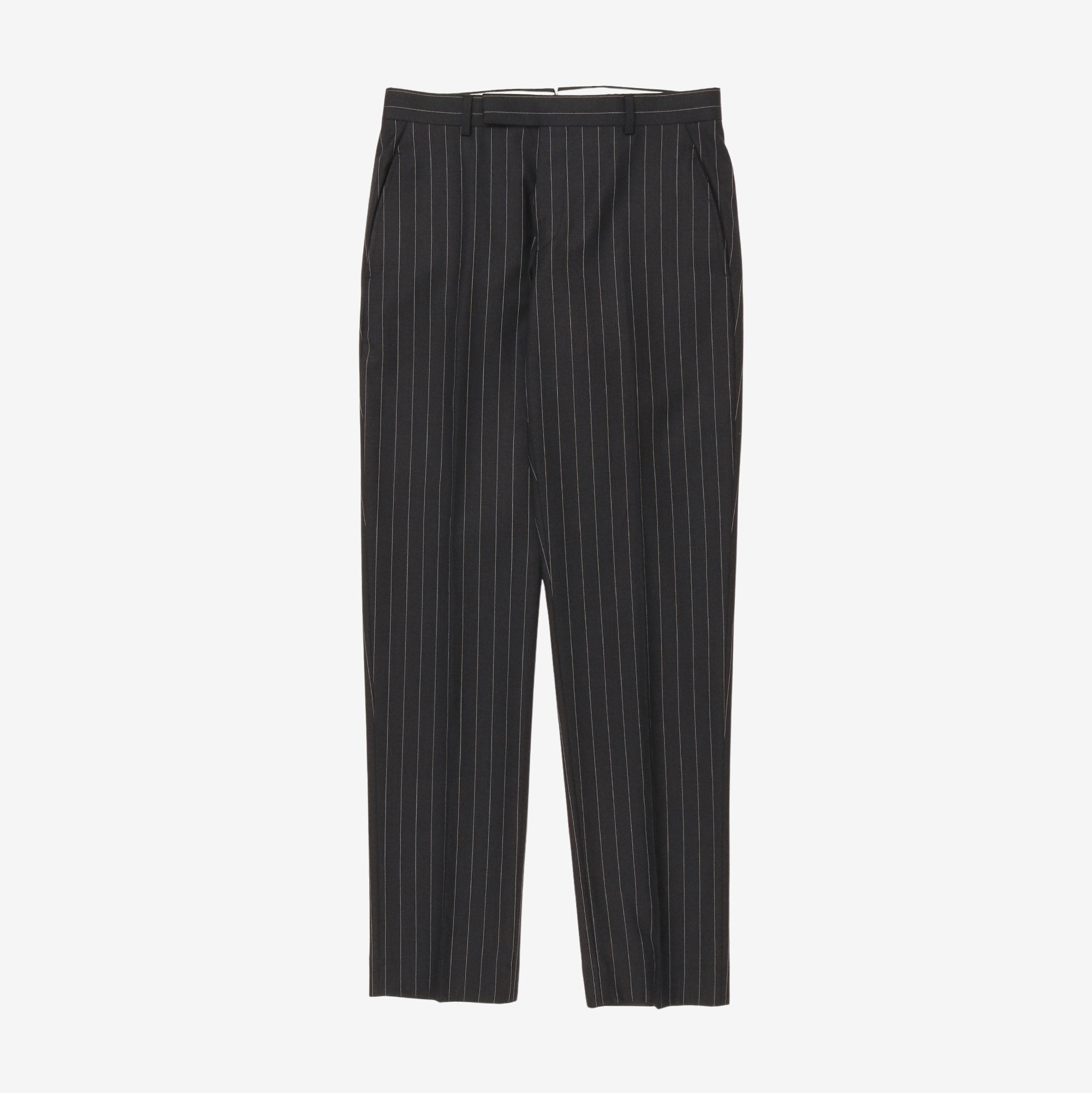Wool Pinstripe Suit