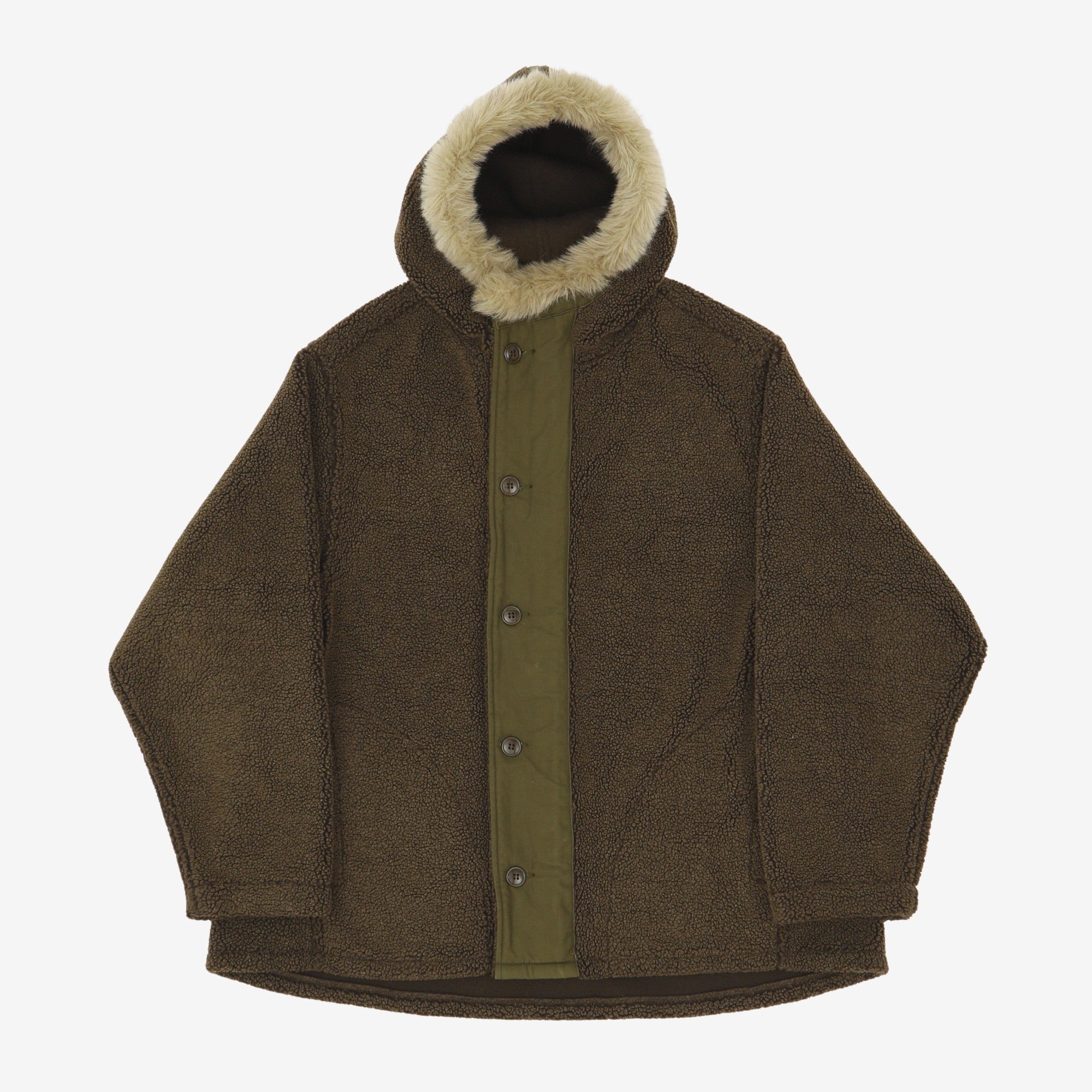 Fur Hooded Fleece Jacket