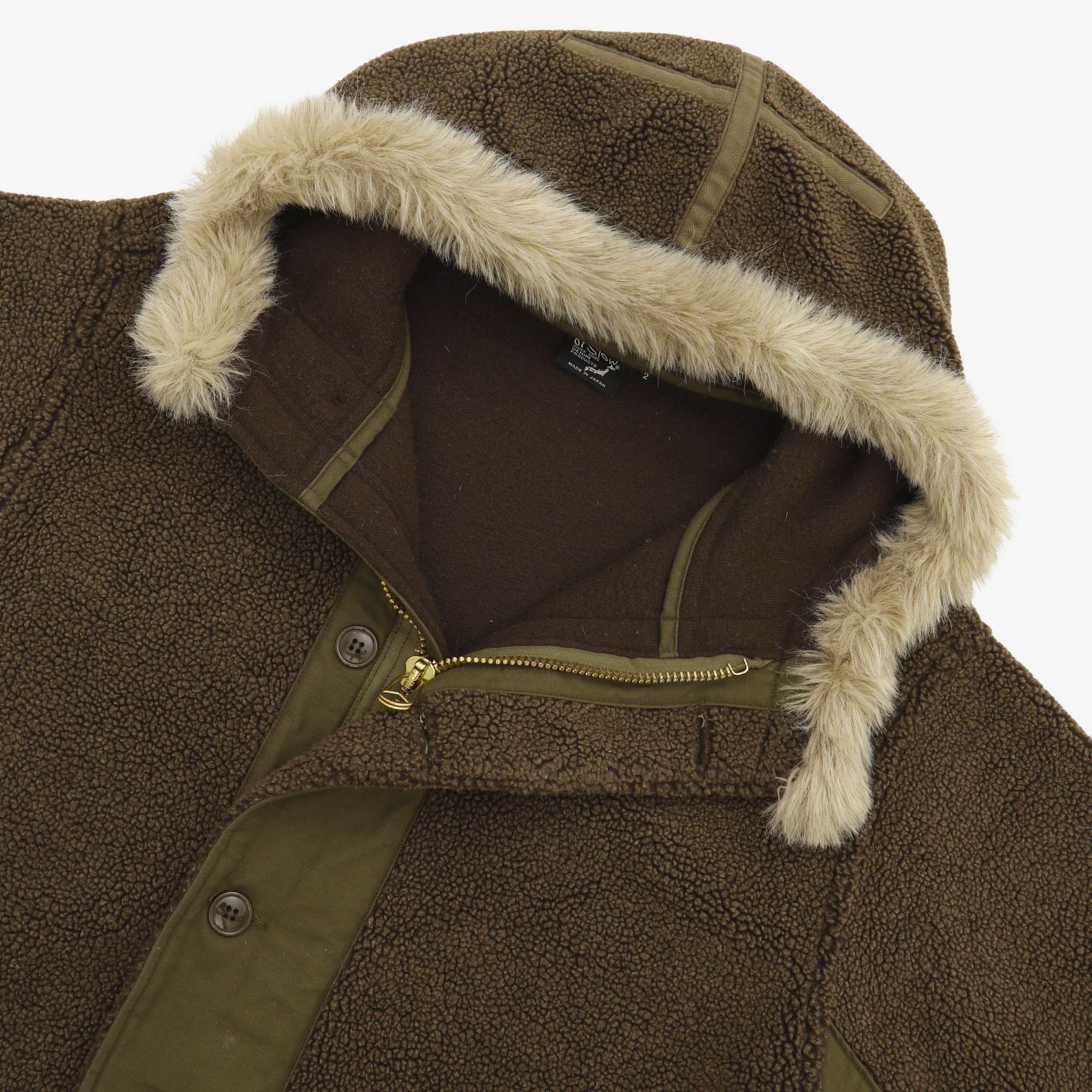 Fur Hooded Fleece Jacket