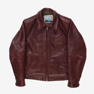 1930s Half Belt Leather Jacket