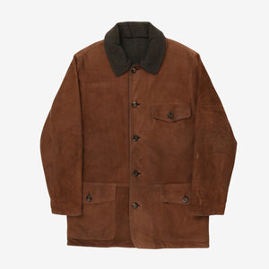 Suede Tweed Reversible Jacket