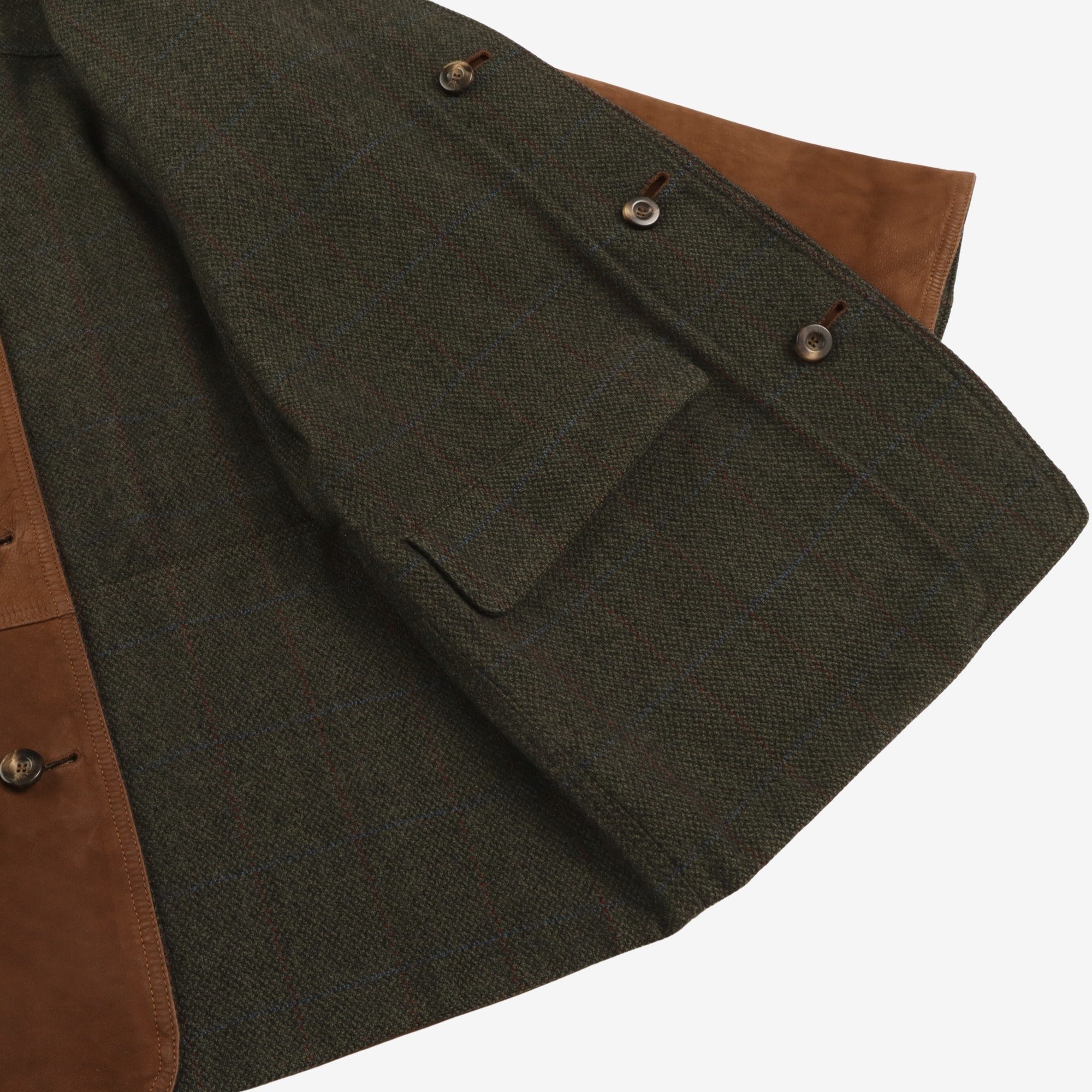 Suede Tweed Reversible Jacket
