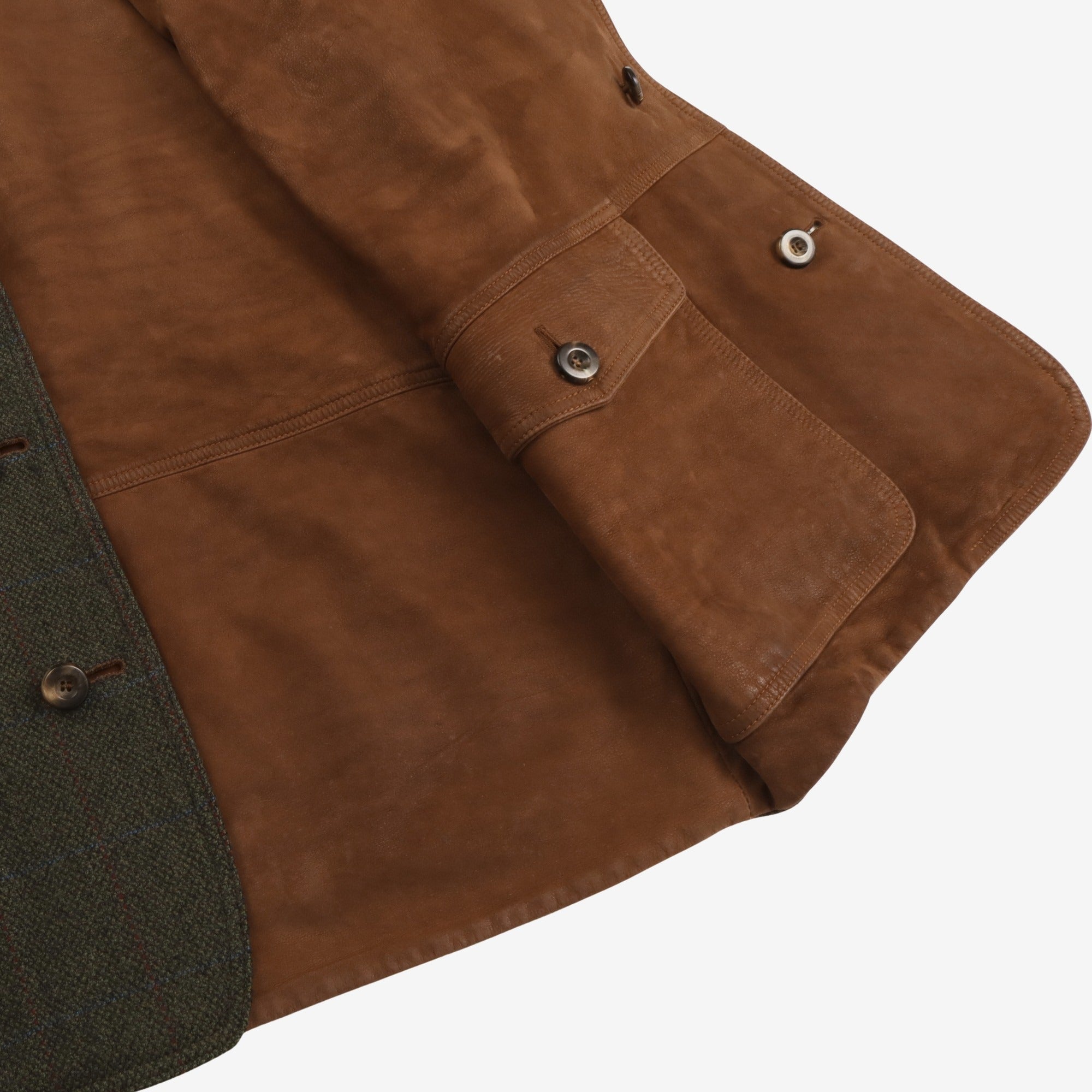 Suede Tweed Reversible Jacket