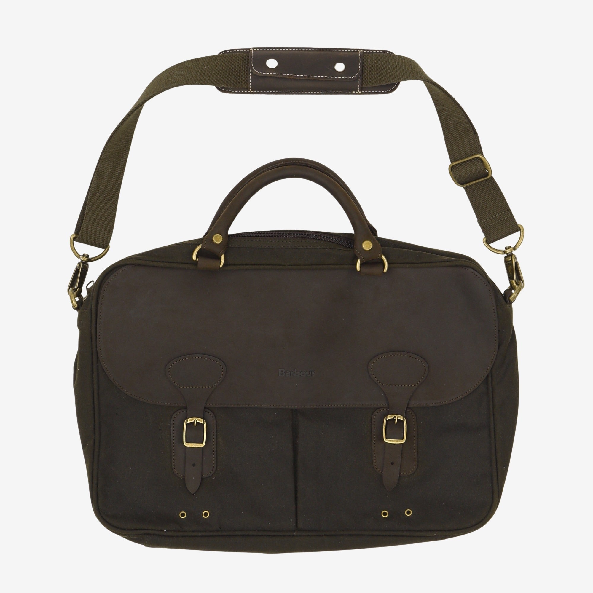 Wax Cotton Satchel