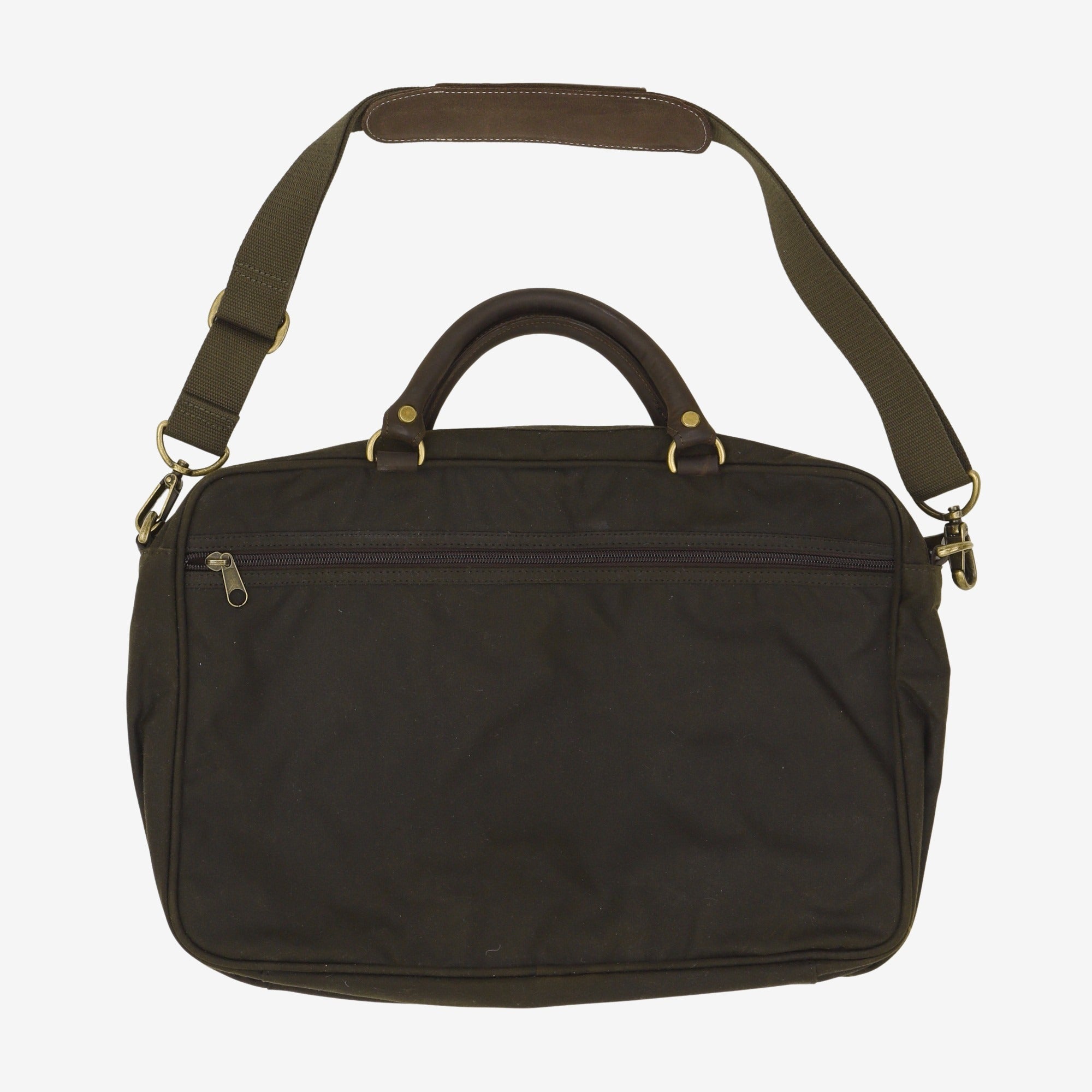 Wax Cotton Satchel