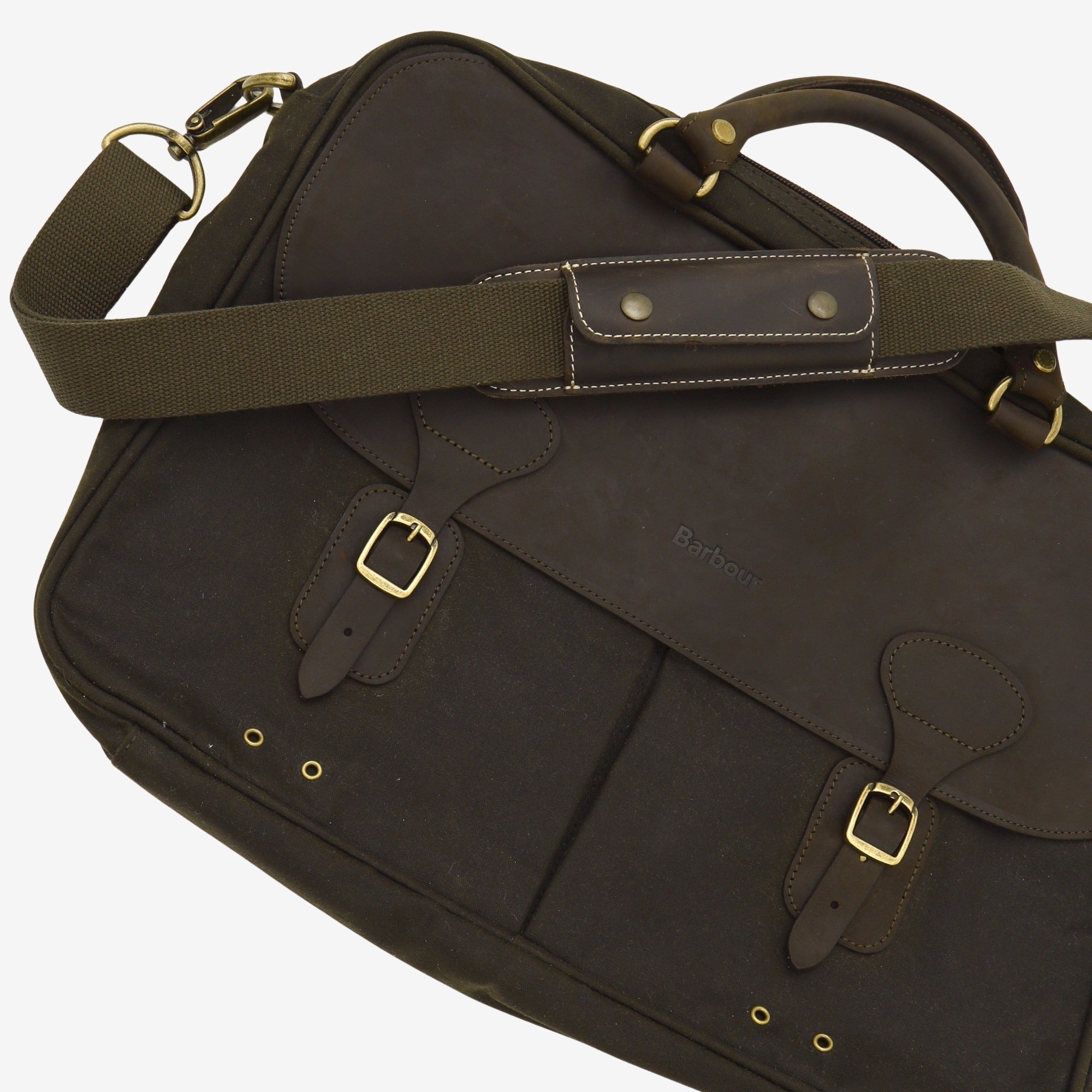 Wax Cotton Satchel