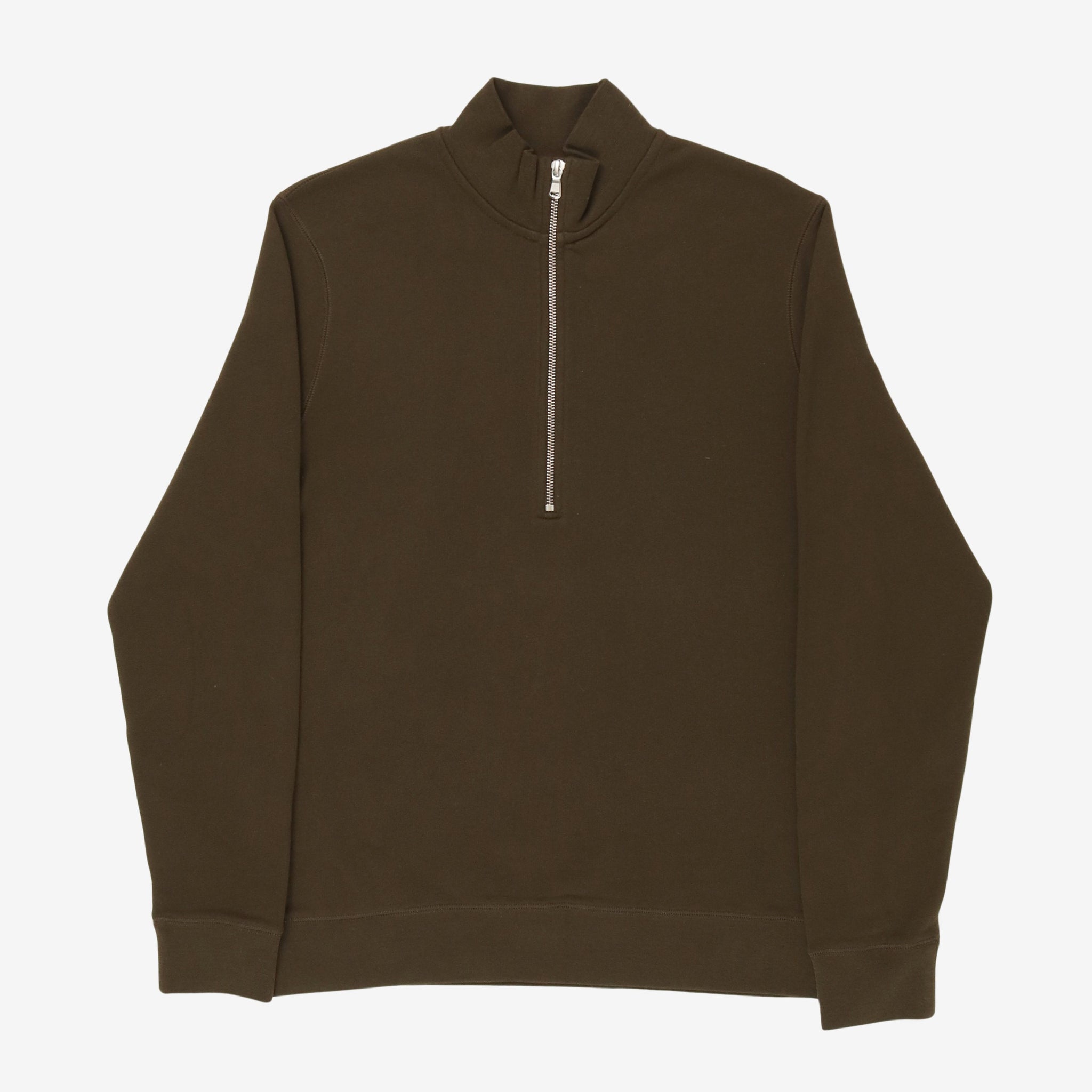 Half Zip Loopback Sweatshirt
