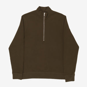 Half Zip Loopback Sweatshirt