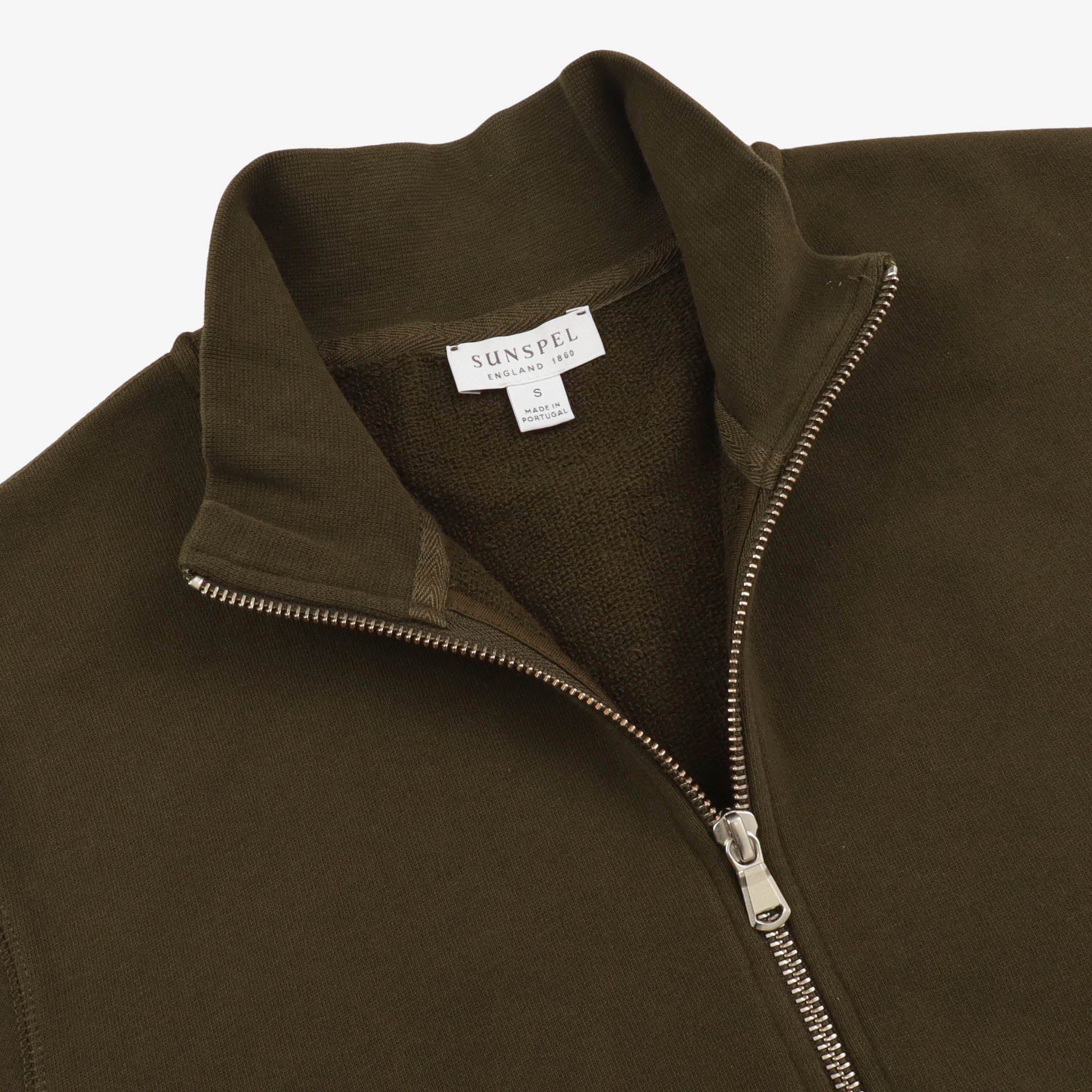 Half Zip Loopback Sweatshirt