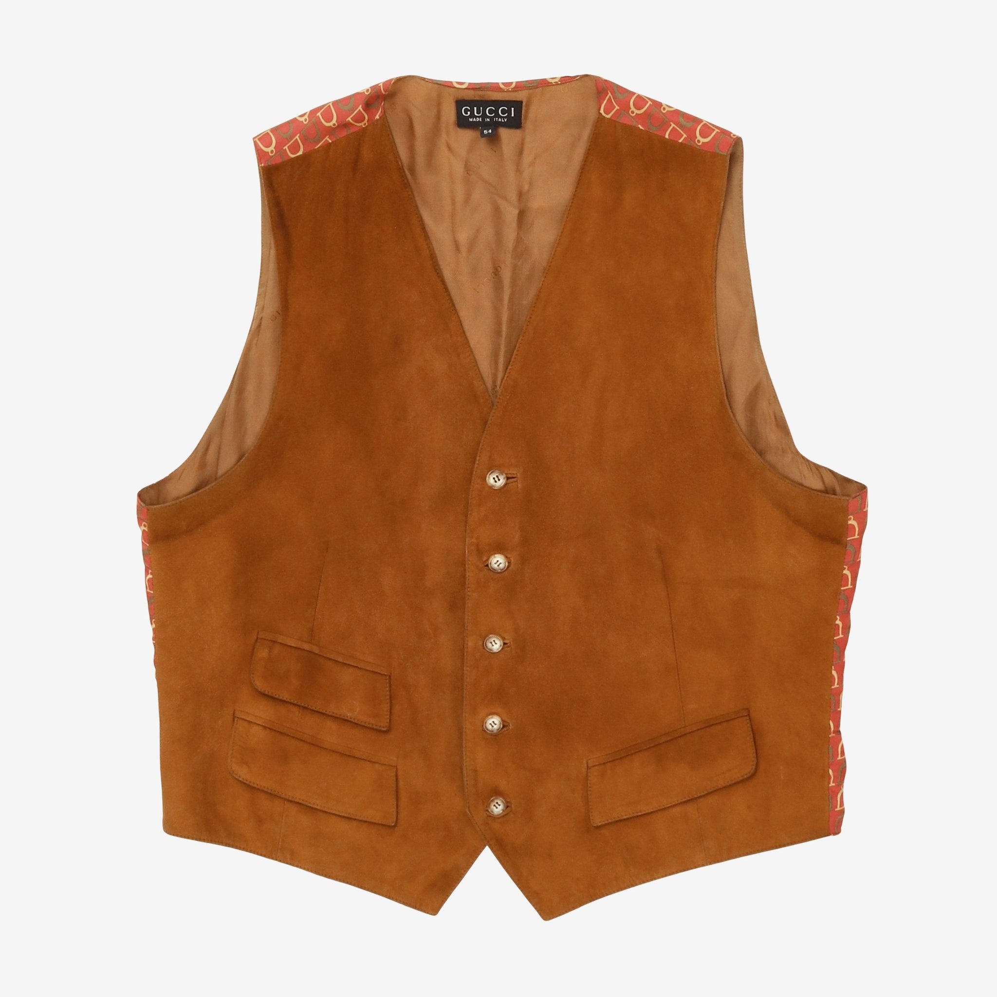 3 Pocket Suede Waistcoat