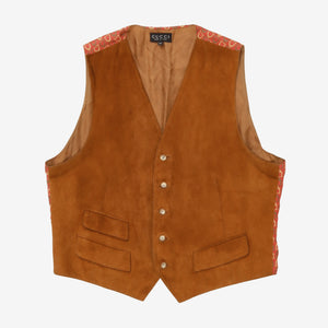 3 Pocket Suede Waistcoat