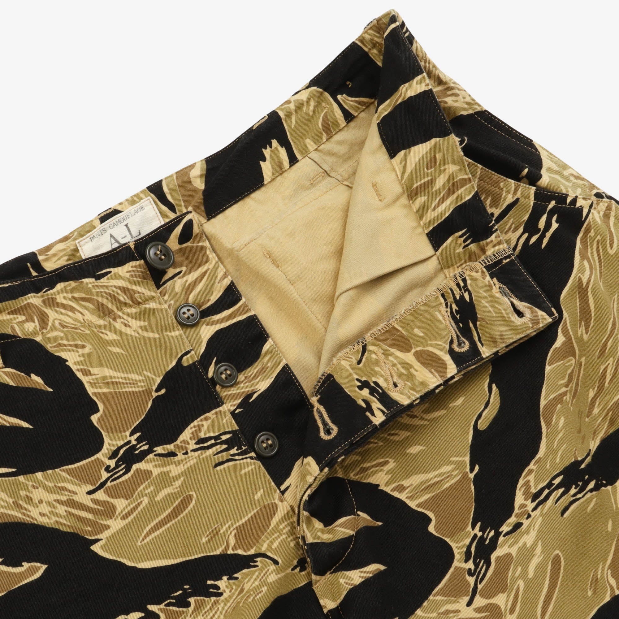 Gold Tiger Stripe Pants (34W x 24L)