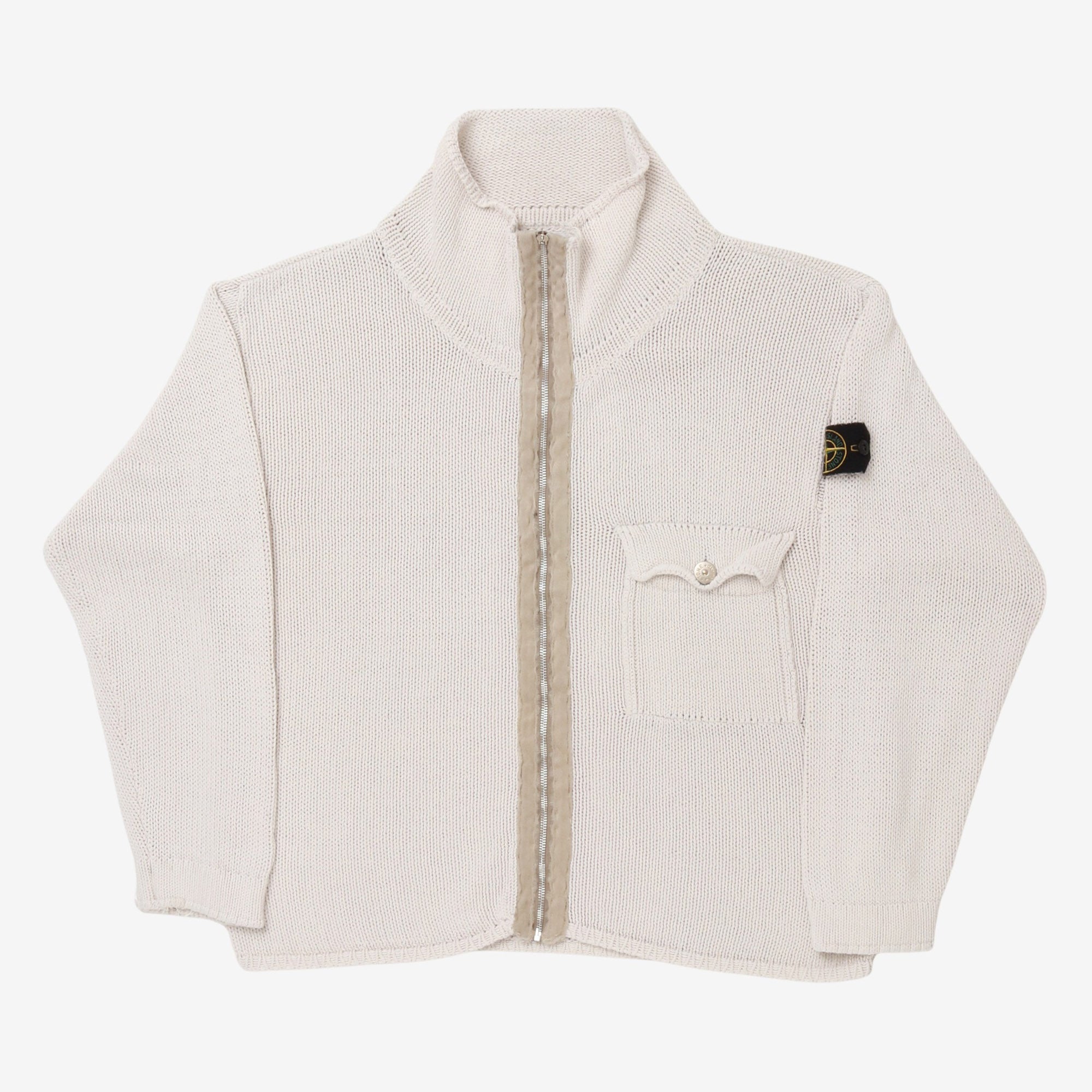 Vintage Zip up Knit Cardigan