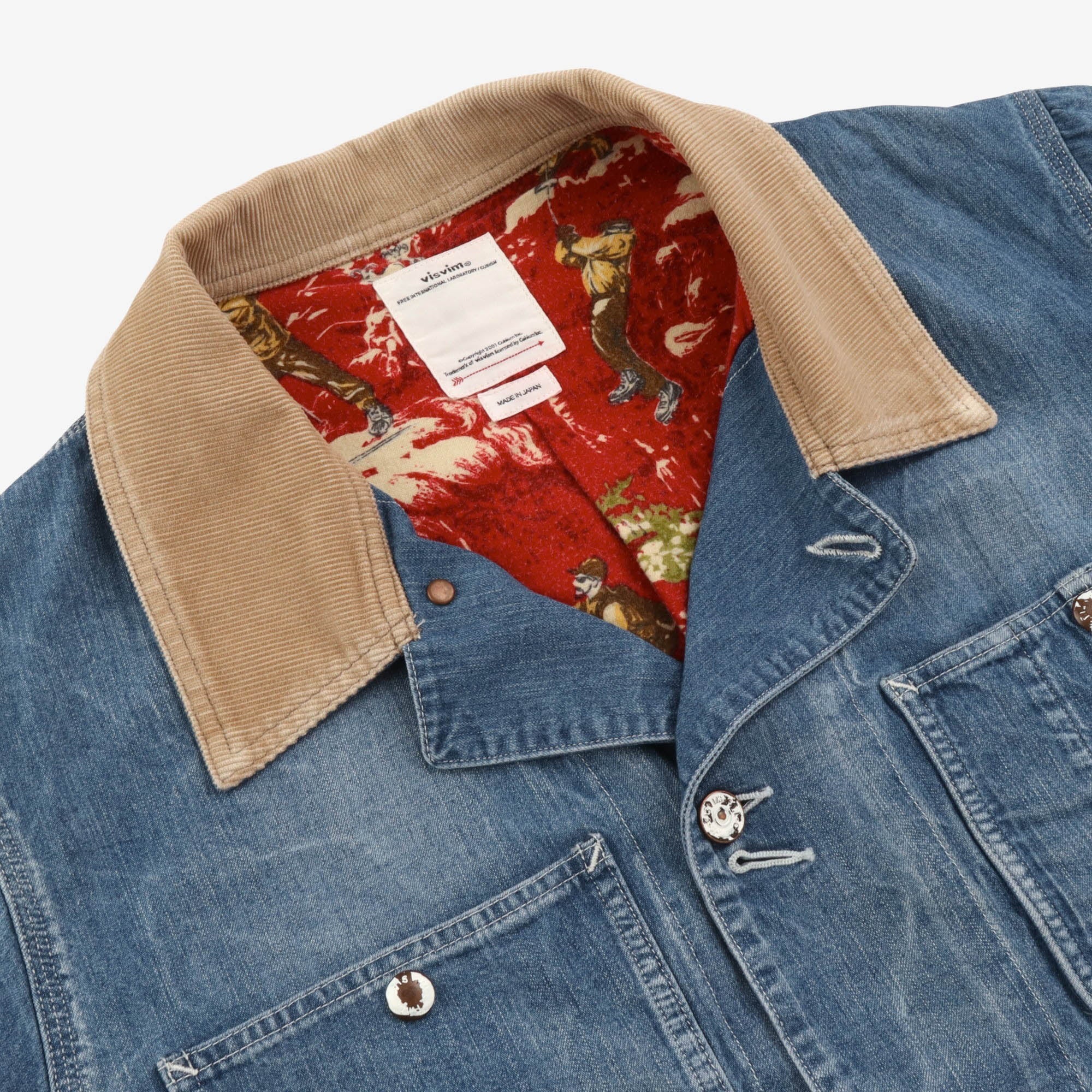 SS Coverall Dry Denim Jacket