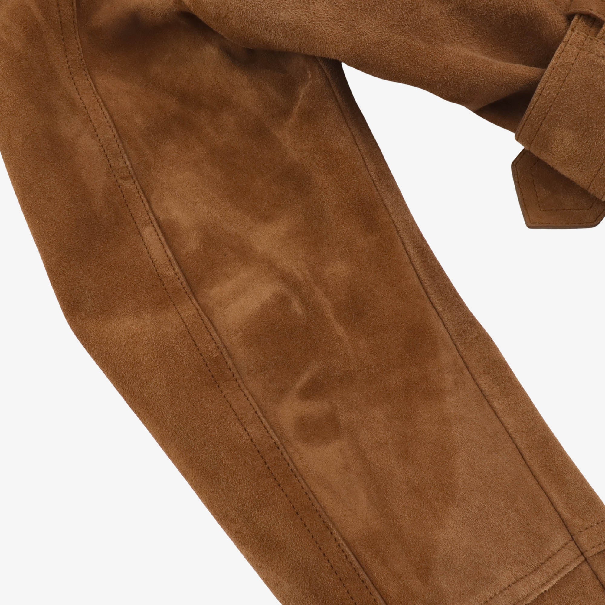 Suede Trench Coat
