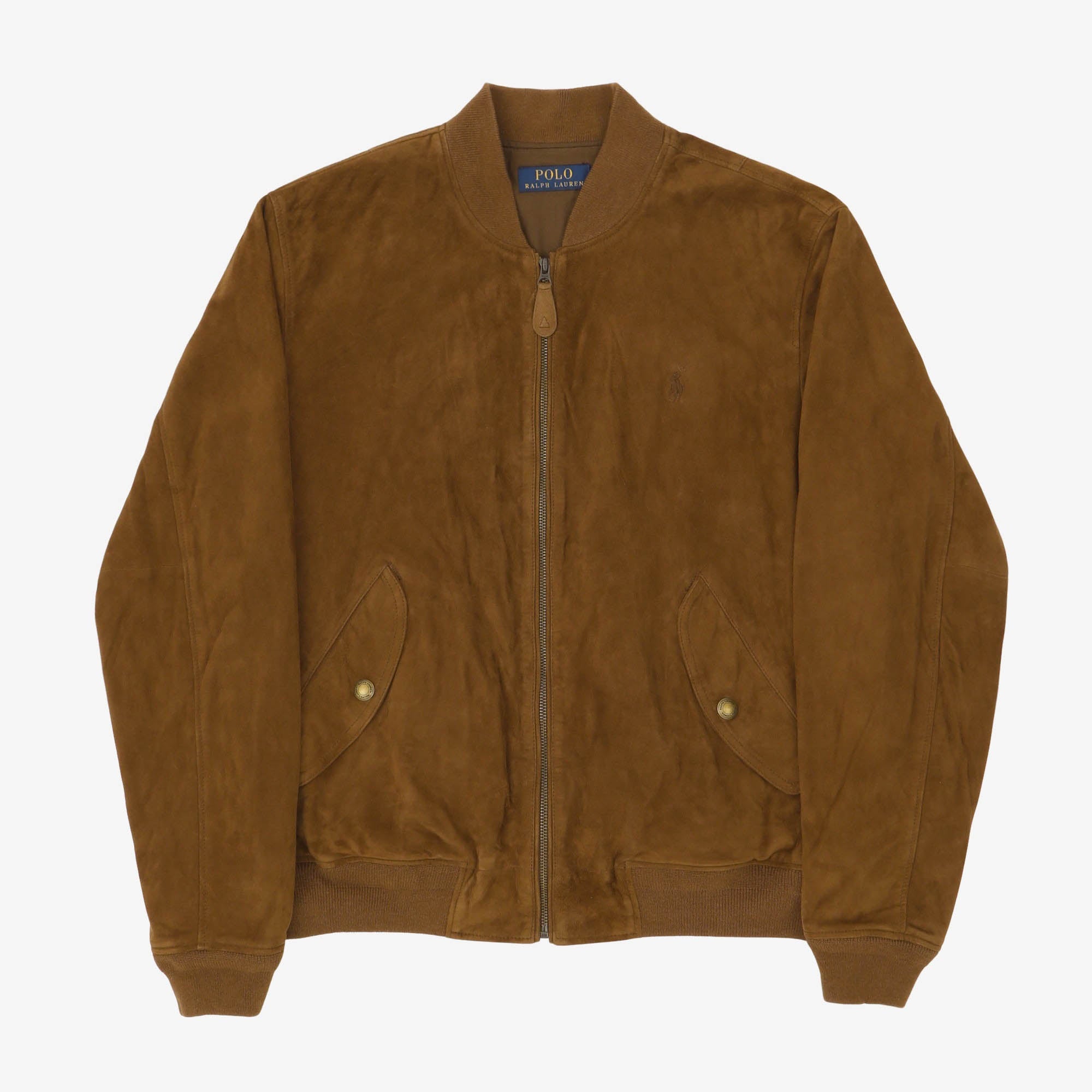 Suede Bomber Jacket