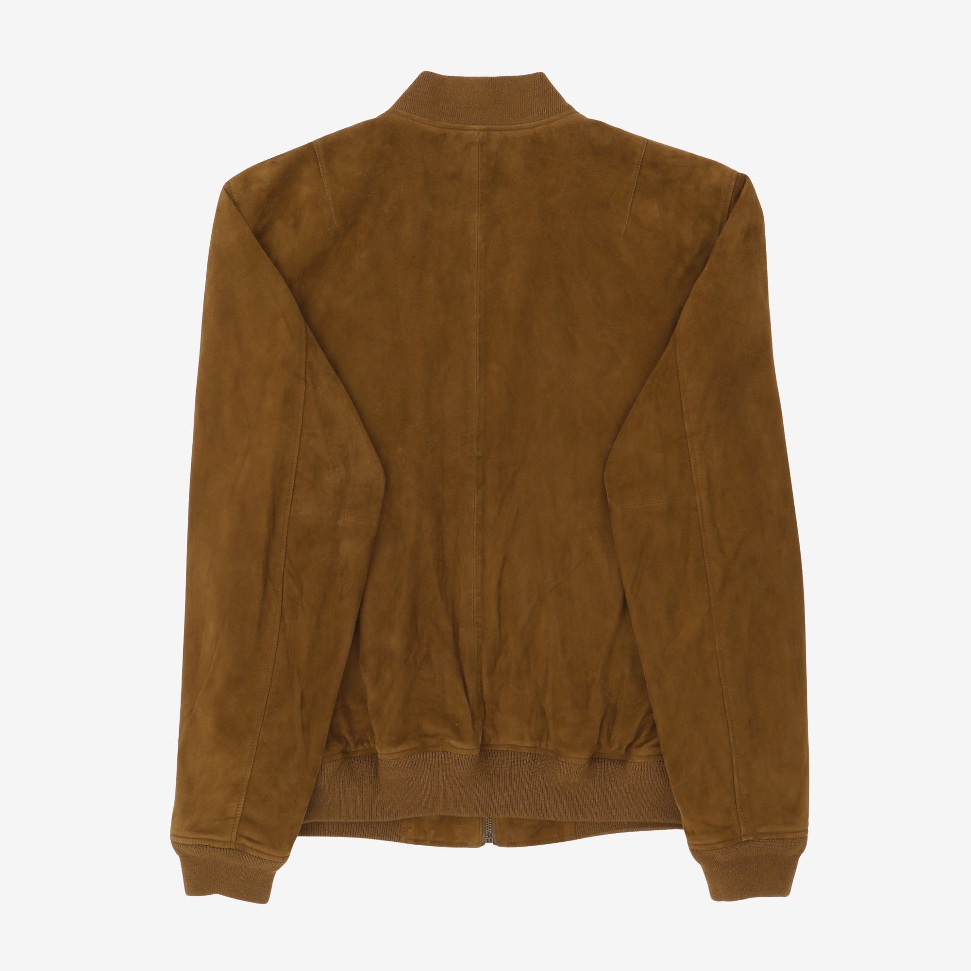 Suede Bomber Jacket