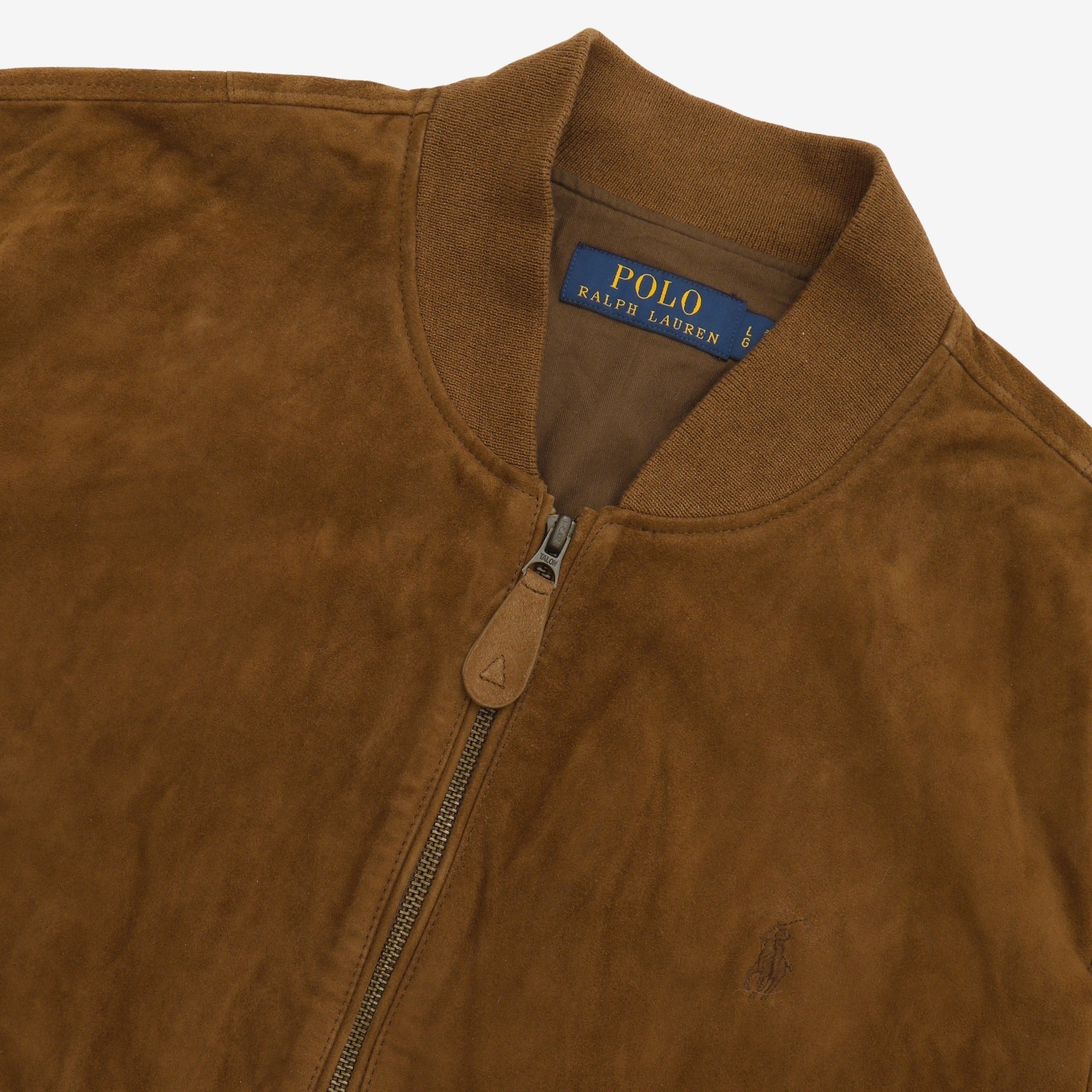 Suede Bomber Jacket