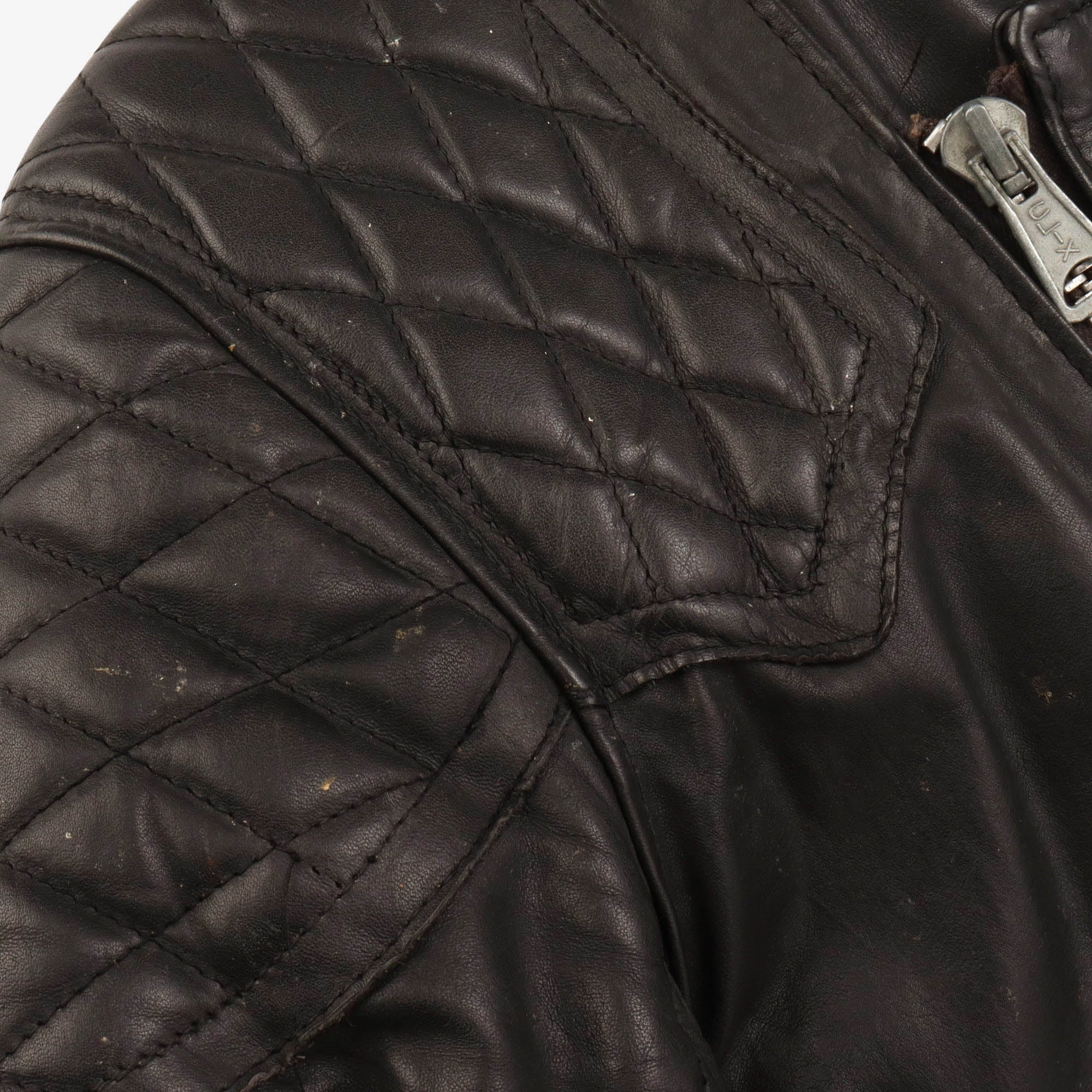 60s/70s Highwayman Leather Jacket (Fits UK40)