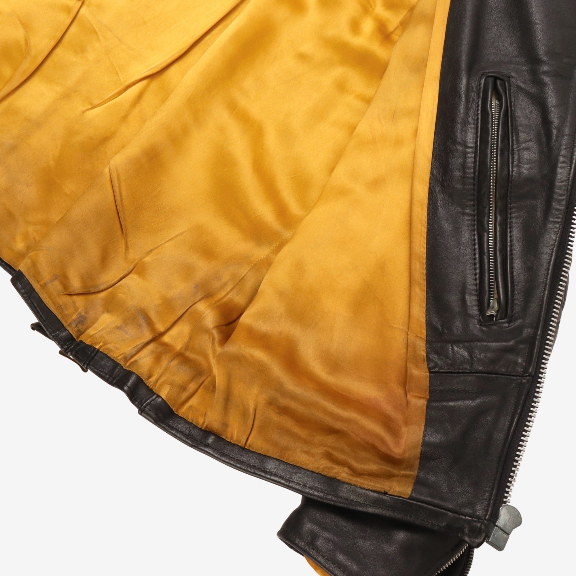 60s/70s Highwayman Leather Jacket (Fits UK40)