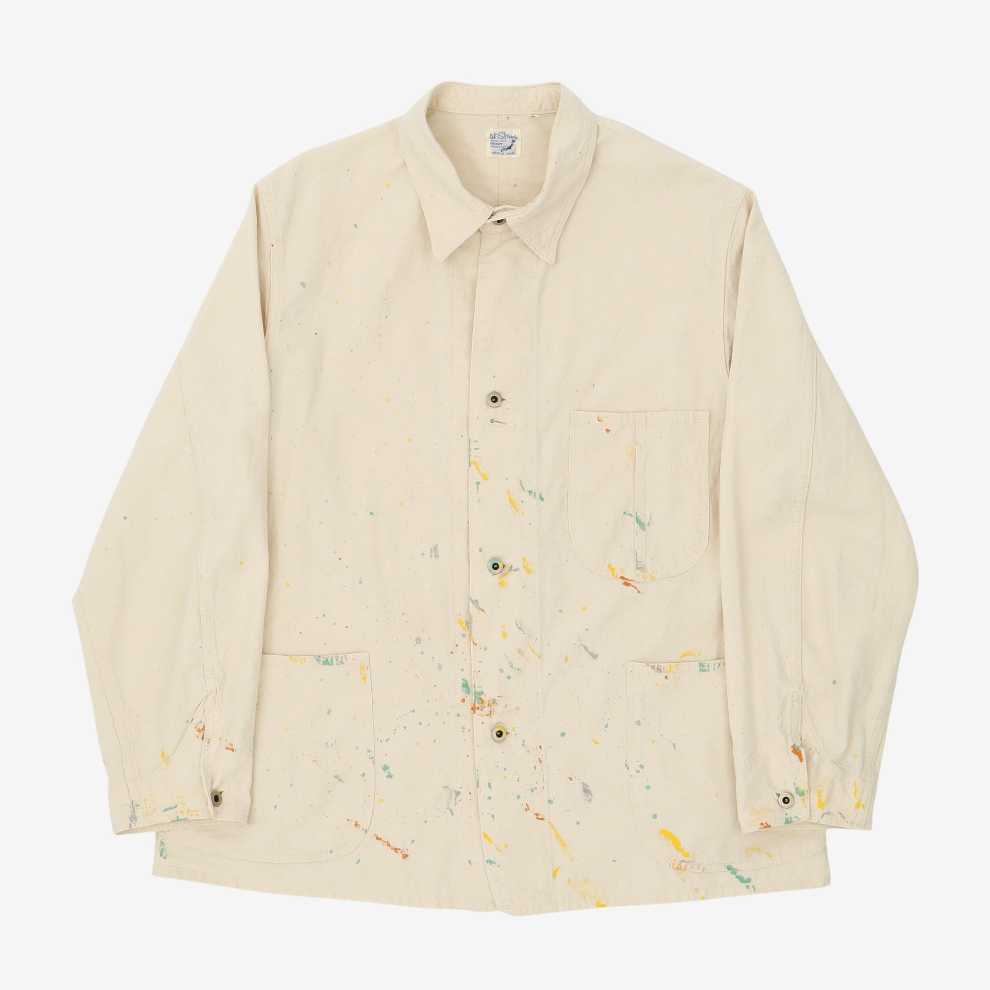 1940s Coverall Jacket (Paint Splatter)