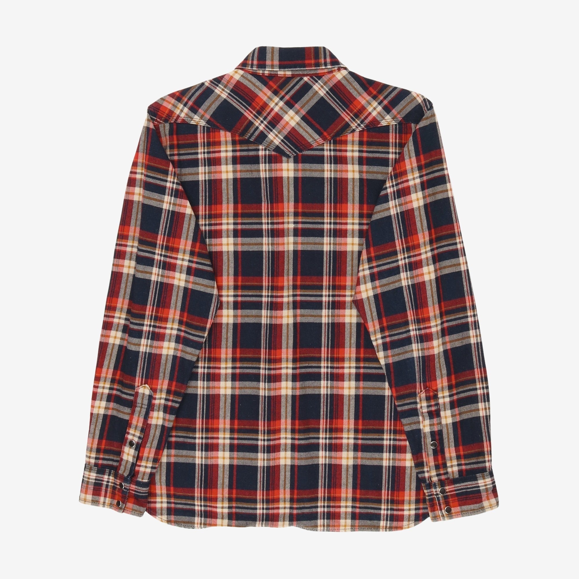 Check Flannel Western Shirt