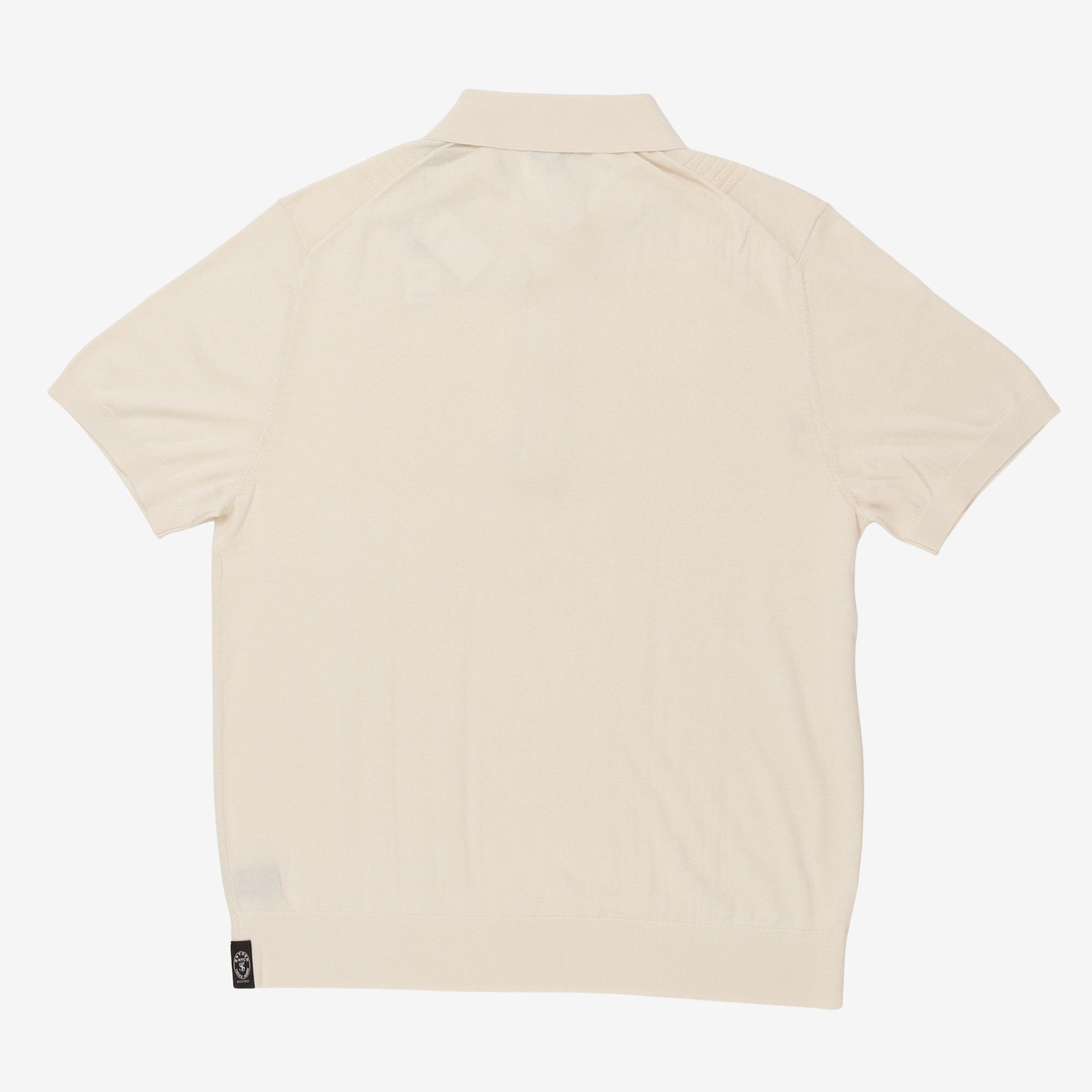 Ribbed Sweater Polo