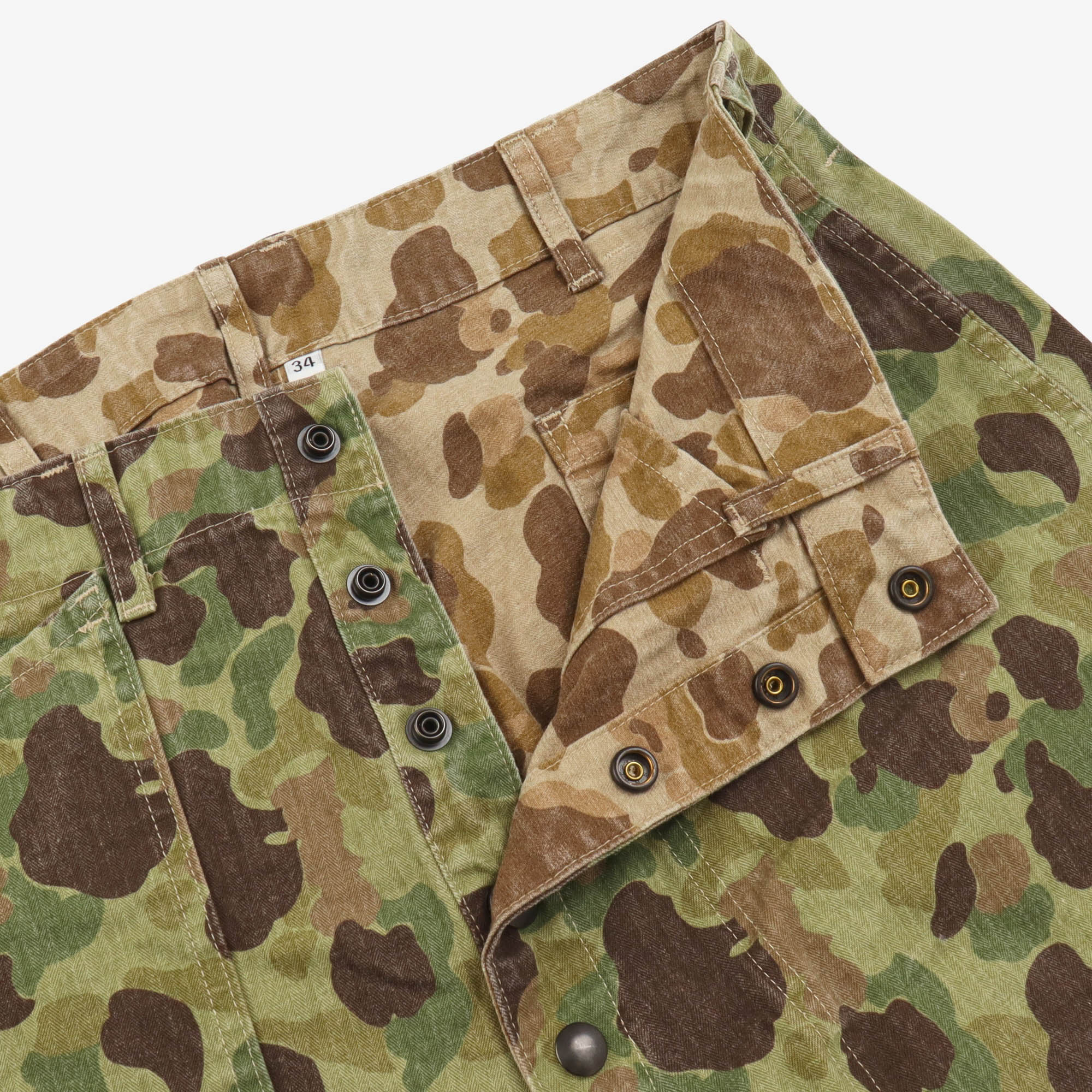 USMC P-42 Camo HBT Trousers (34W x 23L)