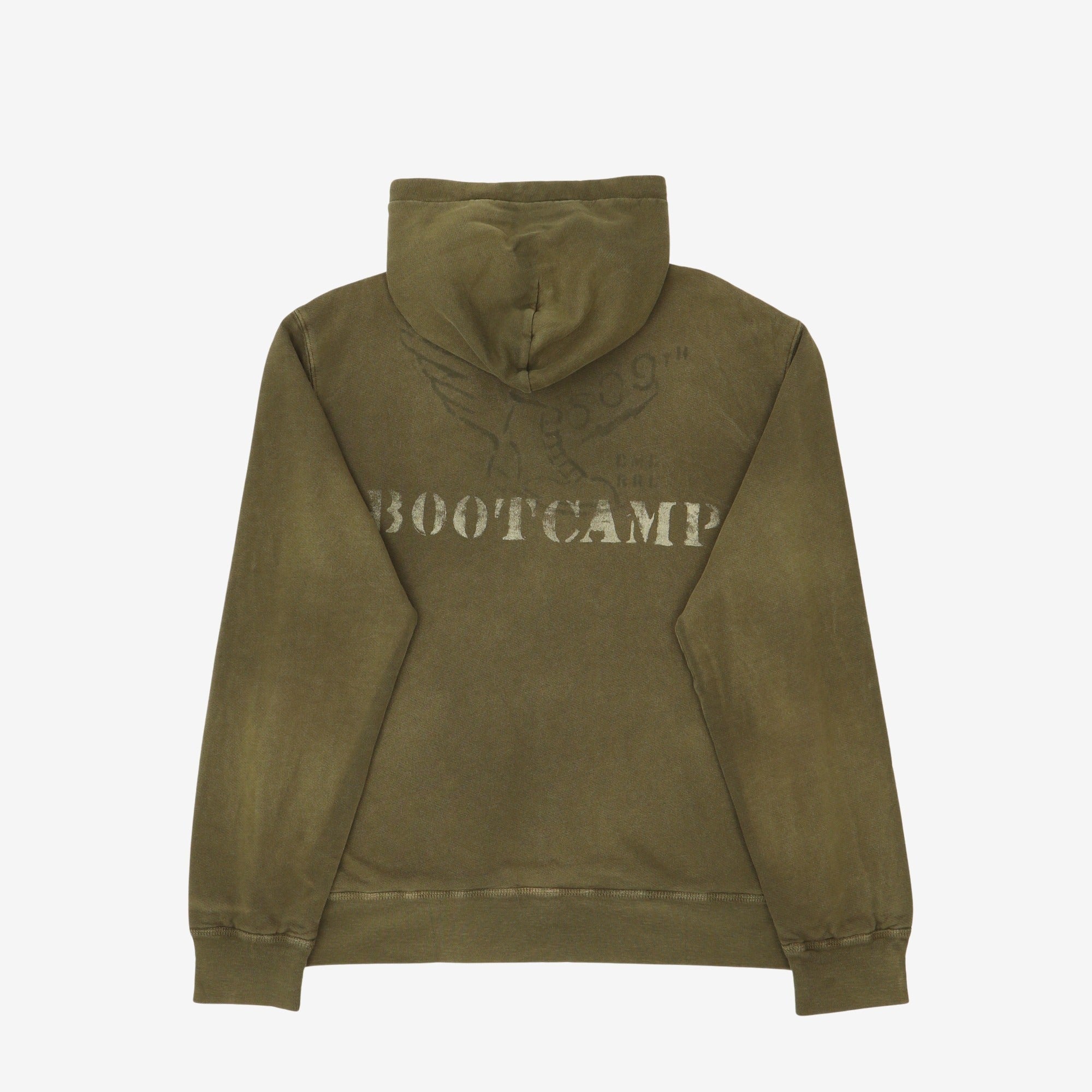 Military Bootcamp Zip Hoodie
