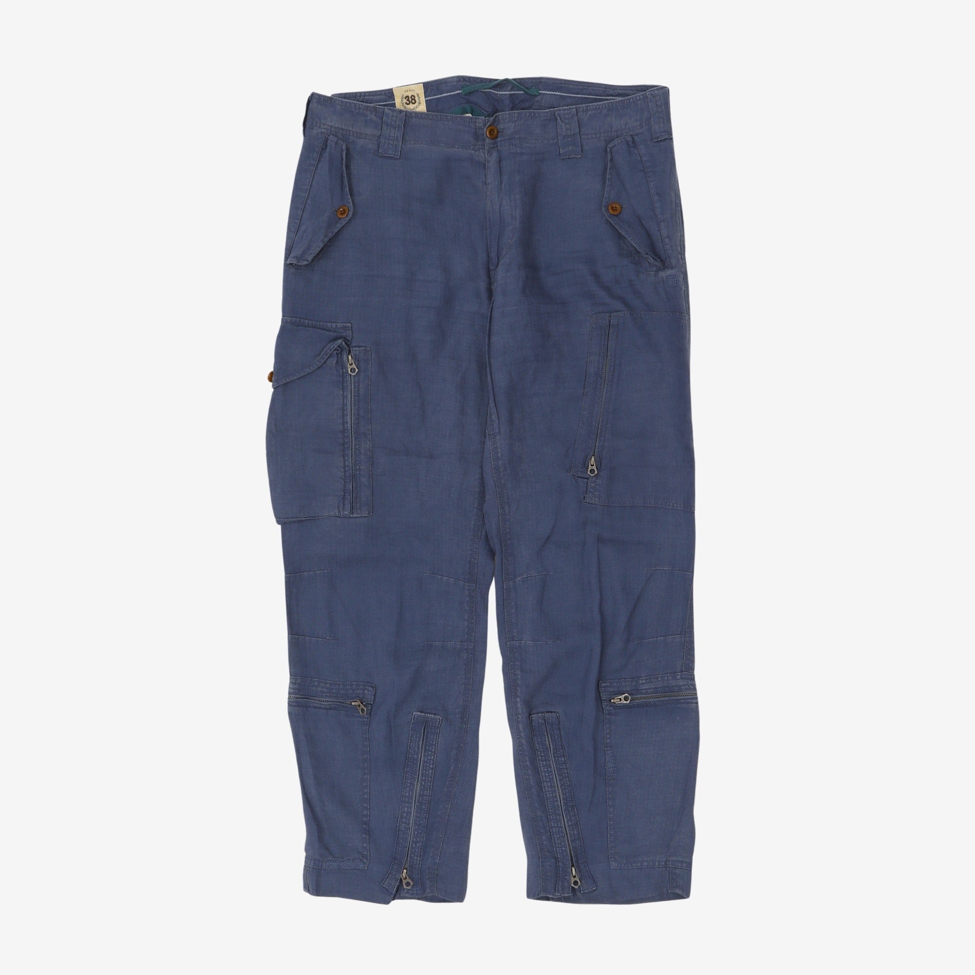 Linen-Silk Flight Pants