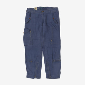 Linen-Silk Flight Pants
