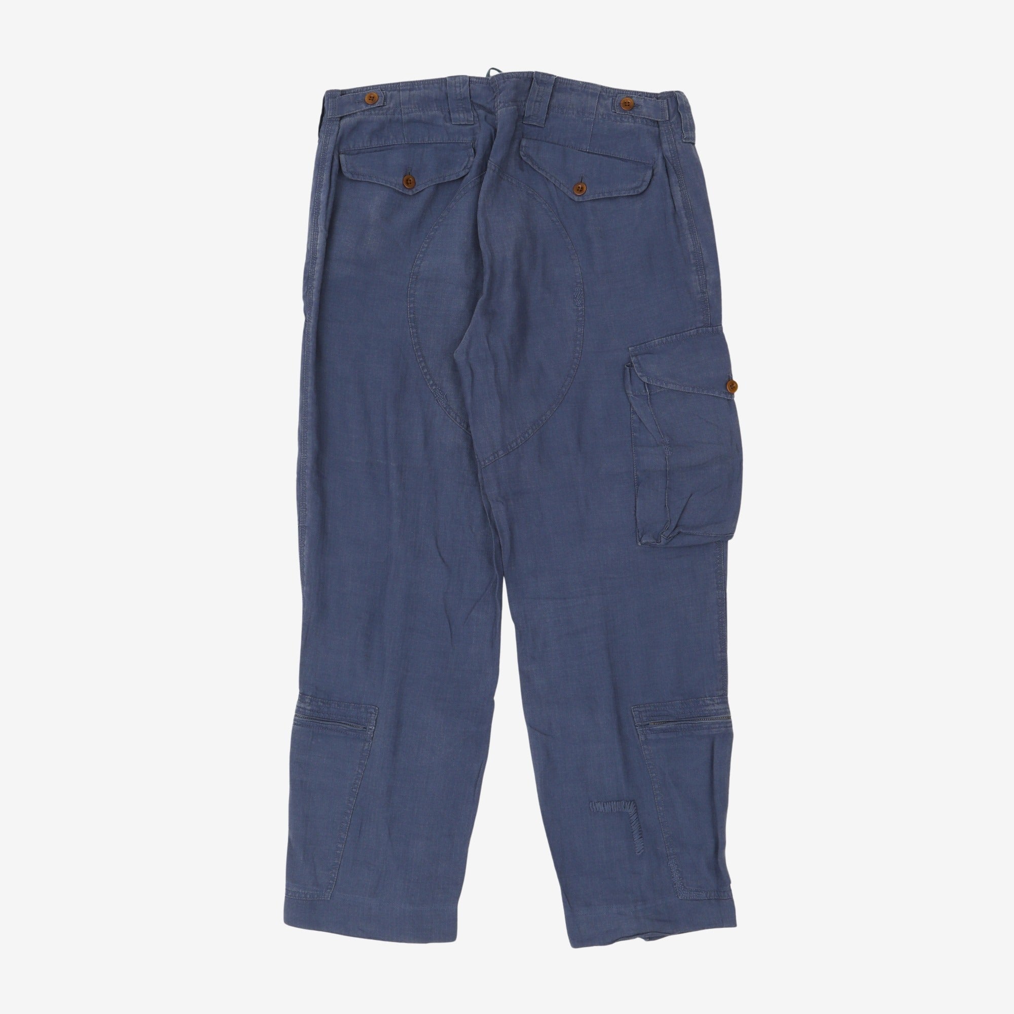 Linen-Silk Flight Pants