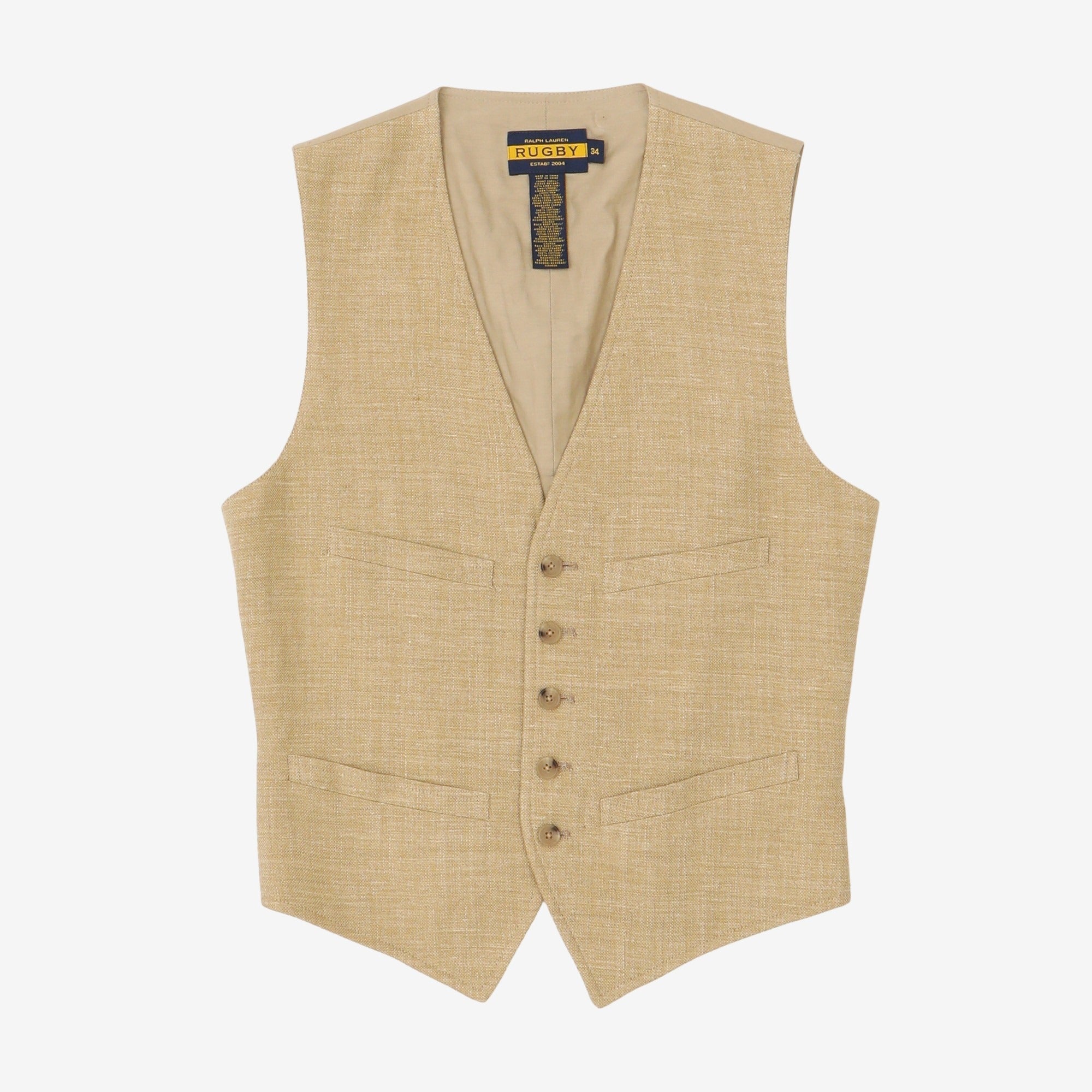 Rugby Linen-Silk Waistcoat