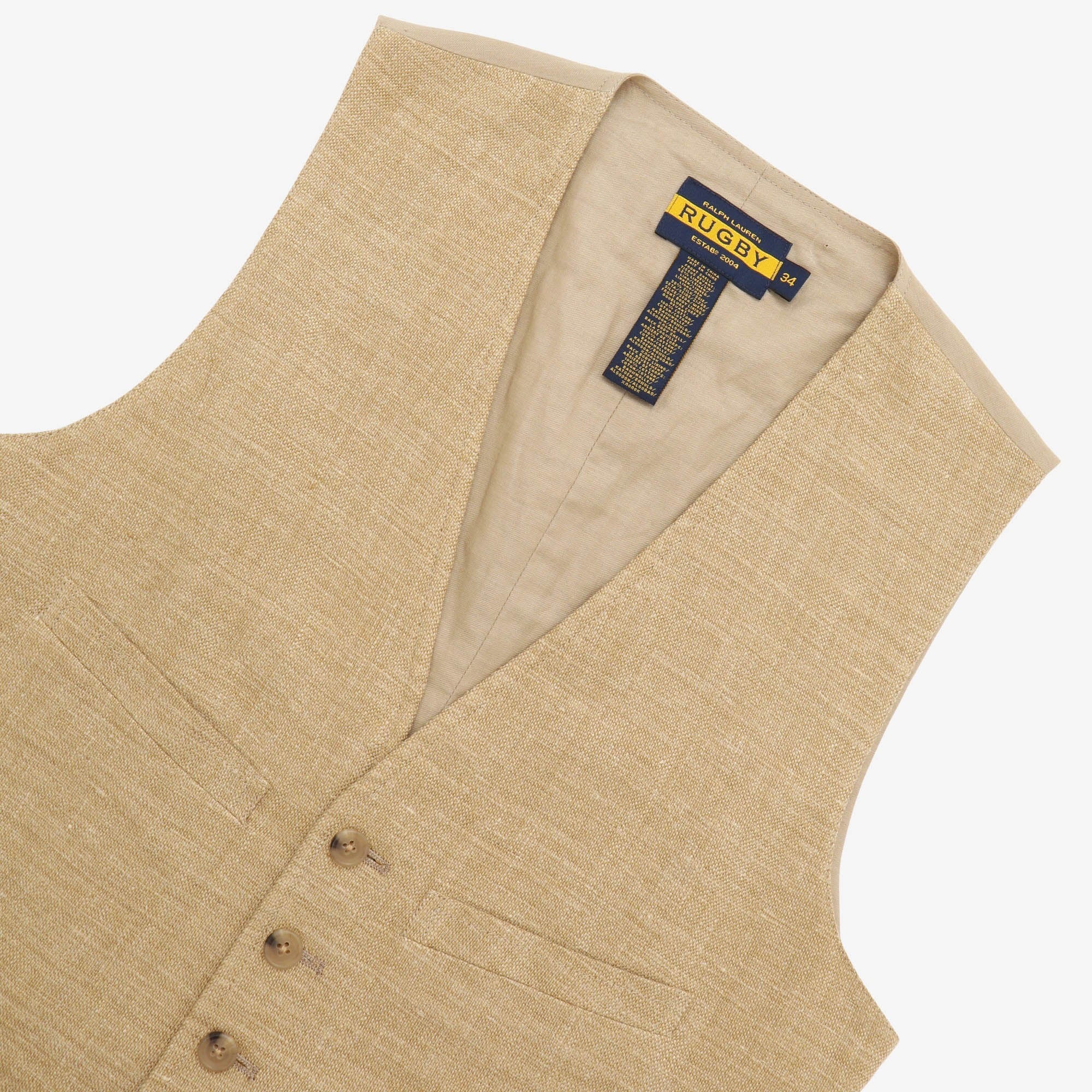 Rugby Linen-Silk Waistcoat