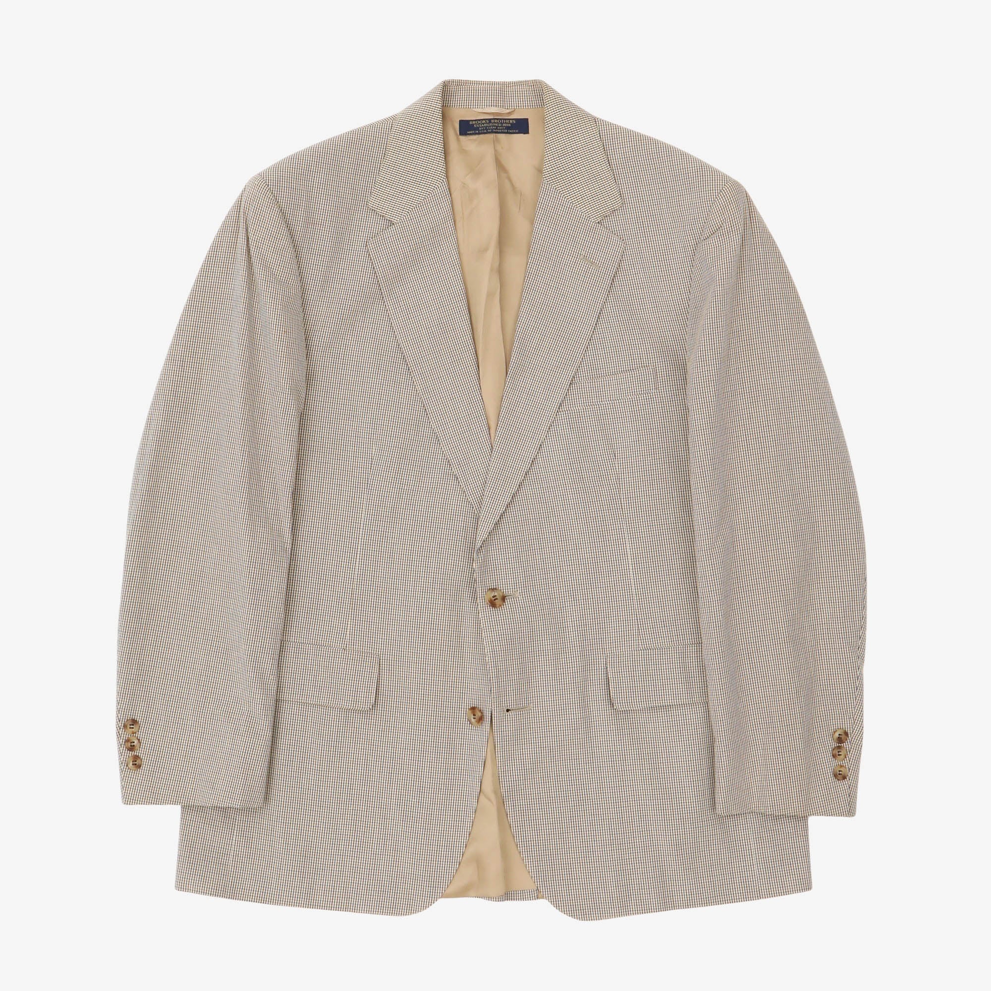 Wool Check Suit