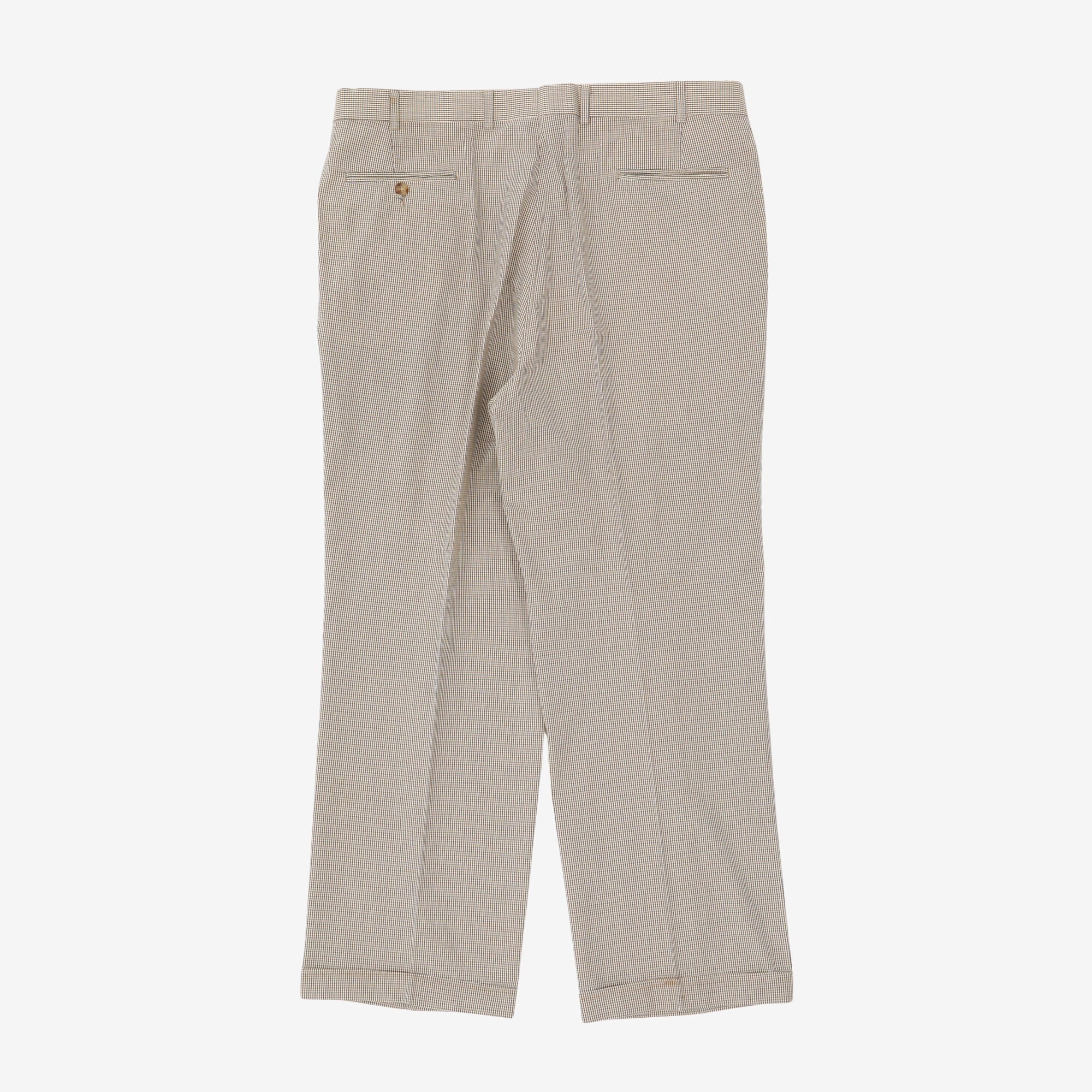 Wool Check Suit
