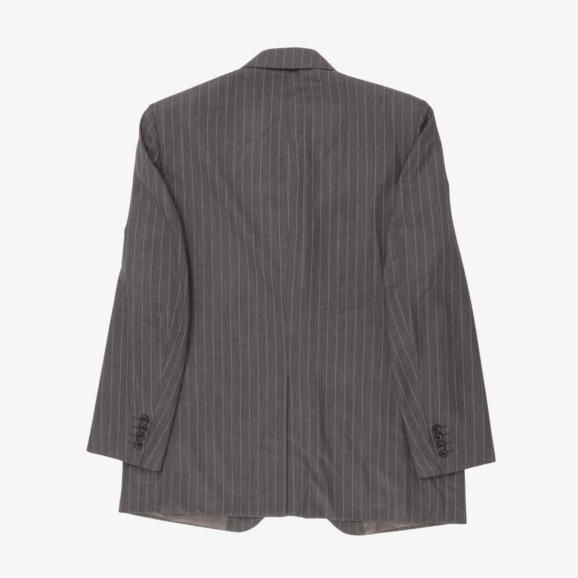 Pin Stripe Wool Suit