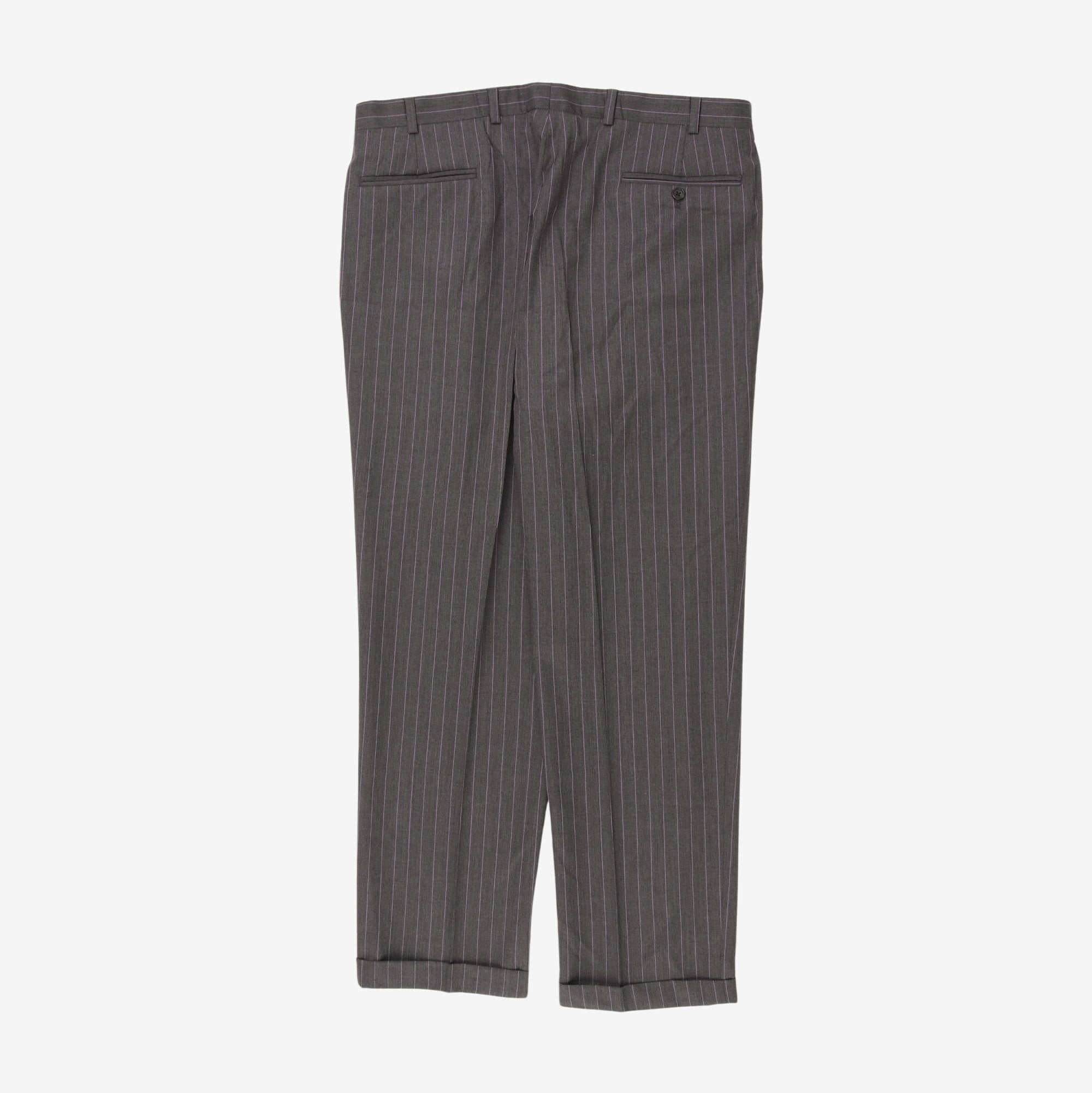 Pin Stripe Wool Suit