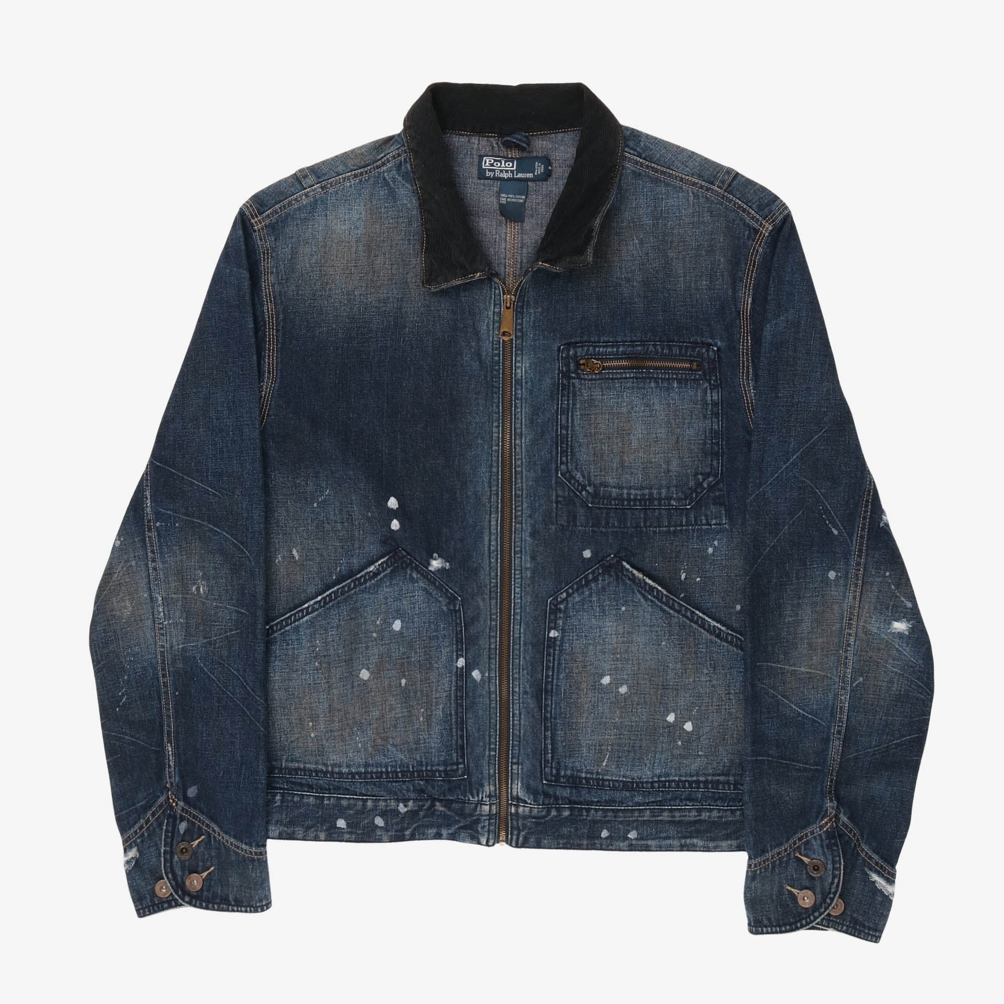 Distressed Denim Jacket
