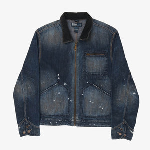 Distressed Denim Jacket