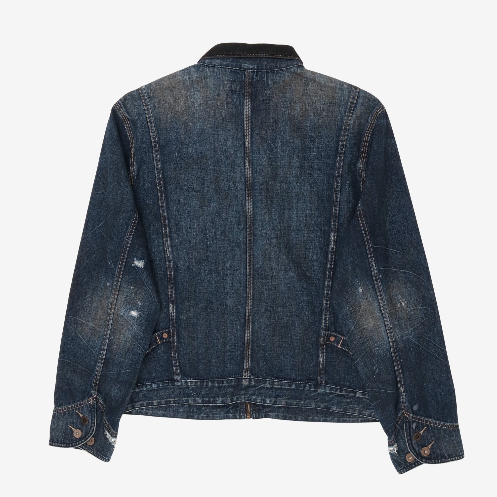 Distressed Denim Jacket