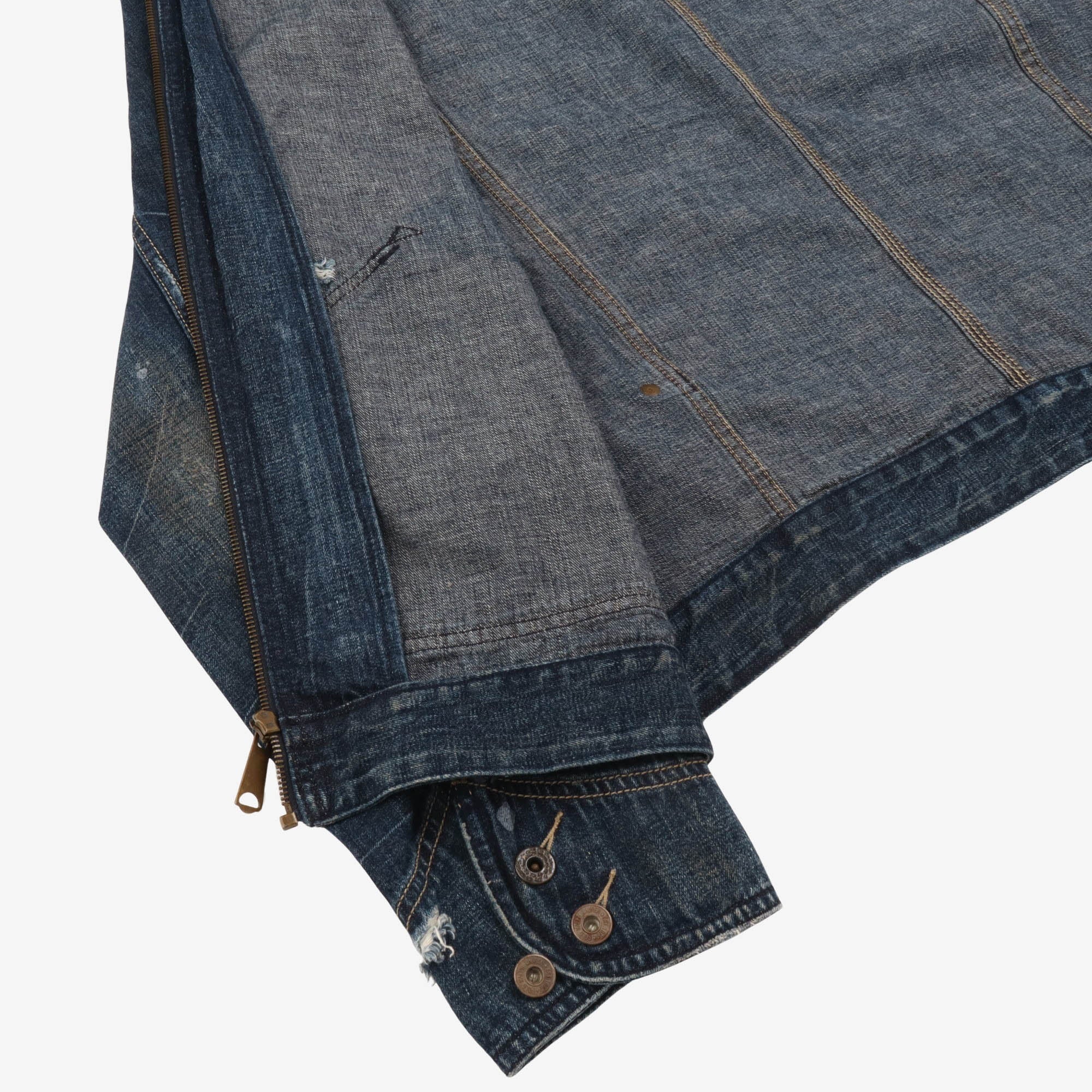Distressed Denim Jacket