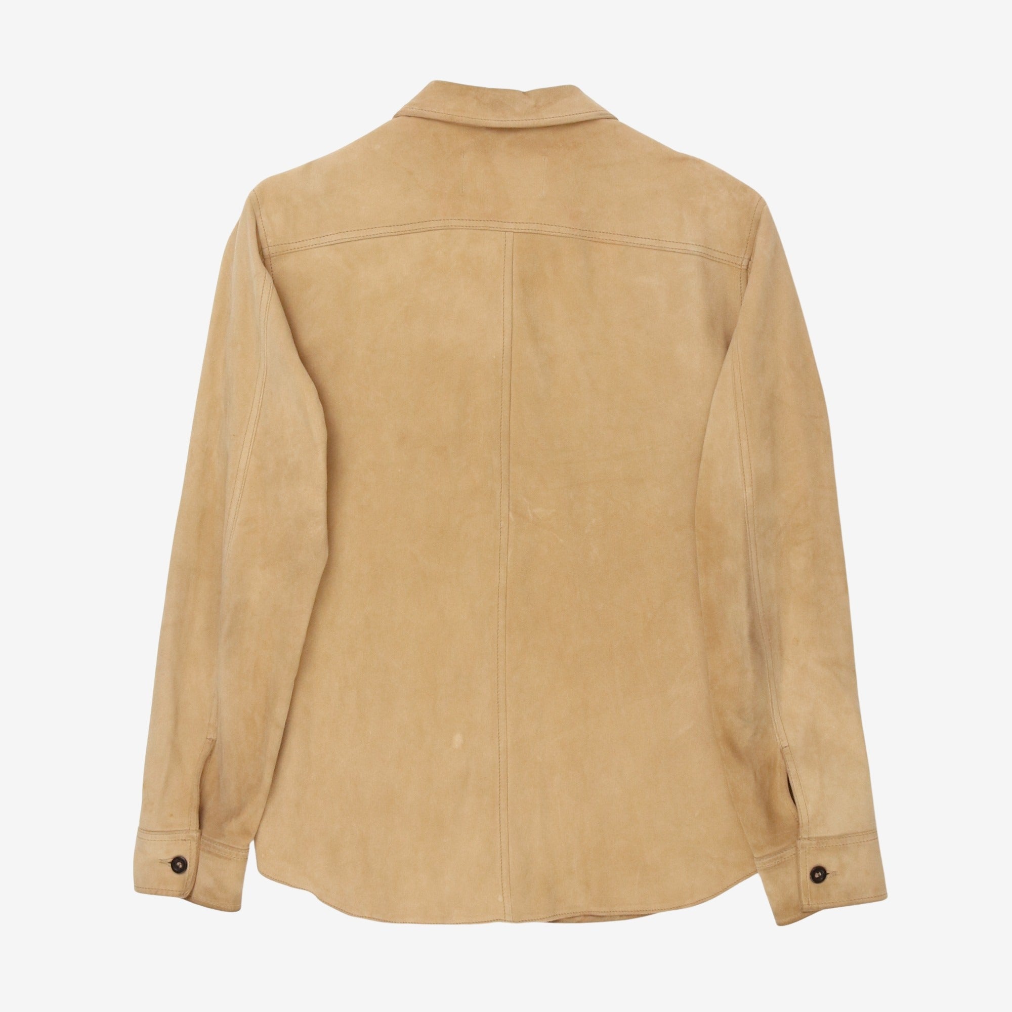 Suede Zip Shirt