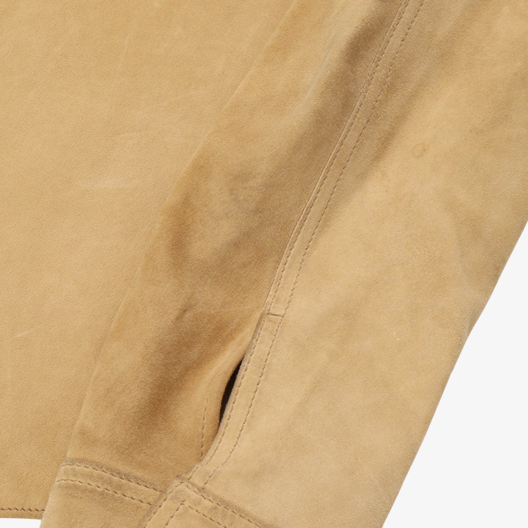 Suede Zip Shirt