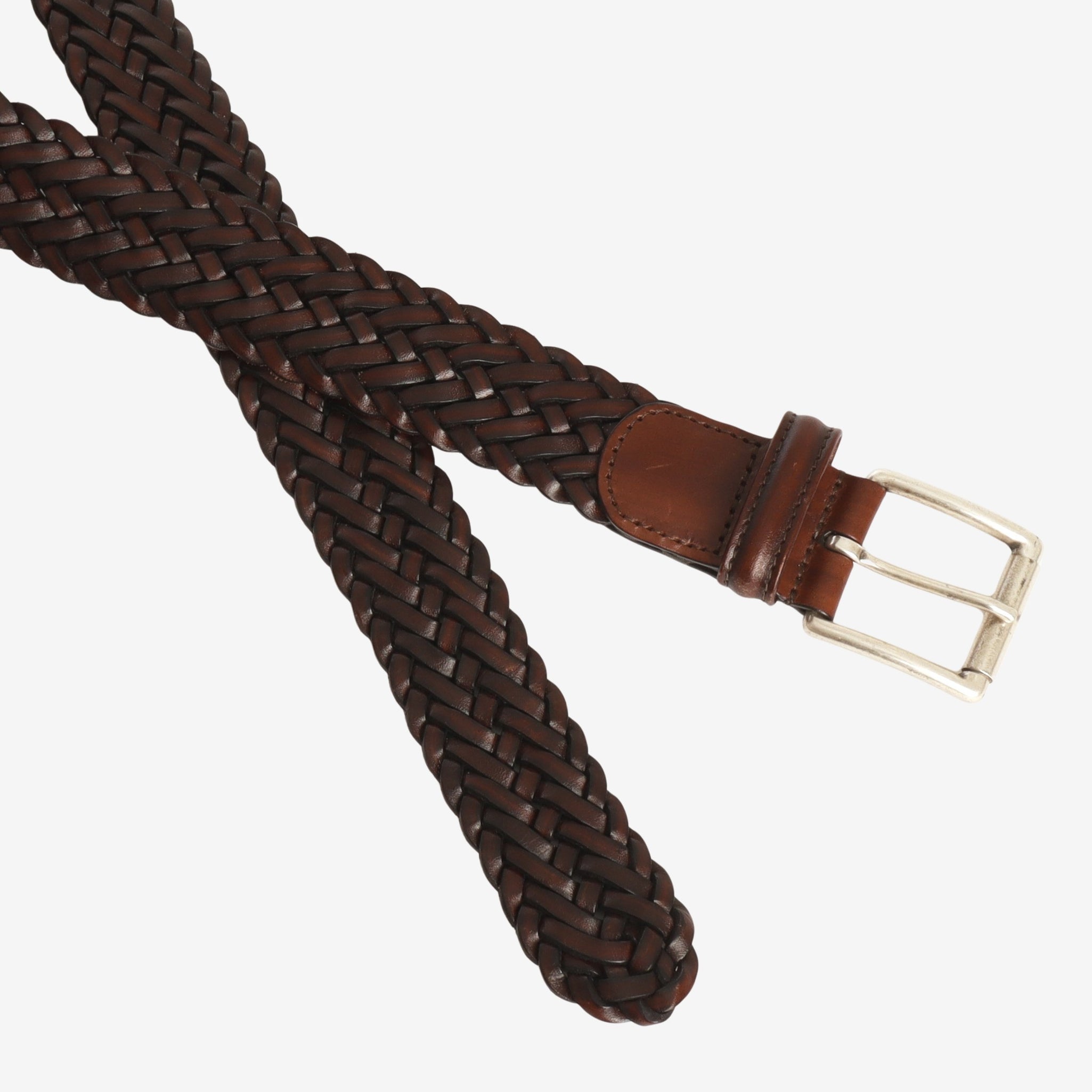 Woven Leather Belt